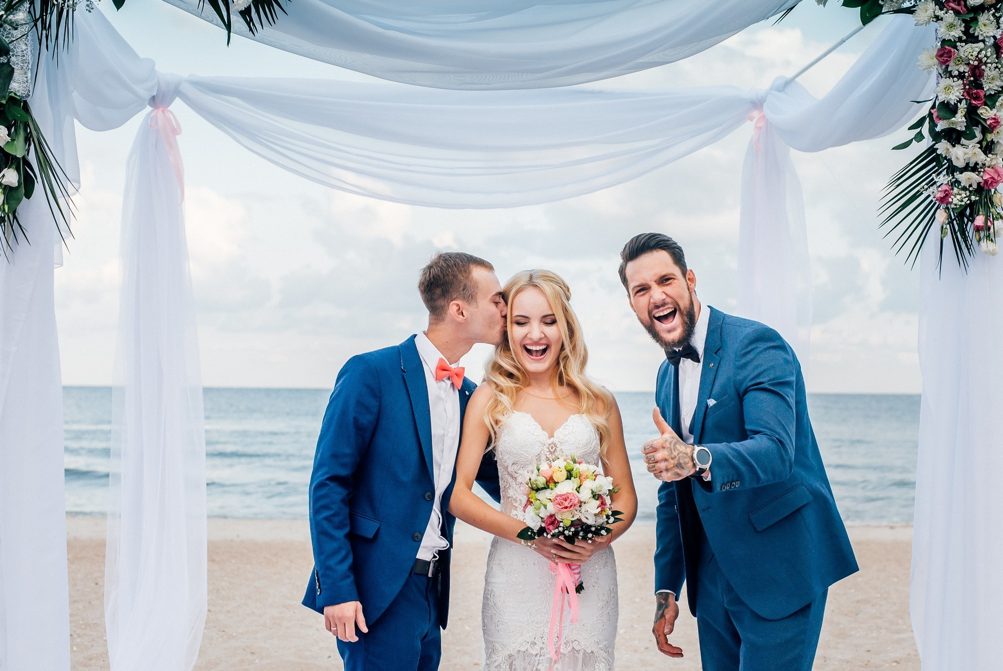 Wedding on the beach. Elegant Wedding Photography