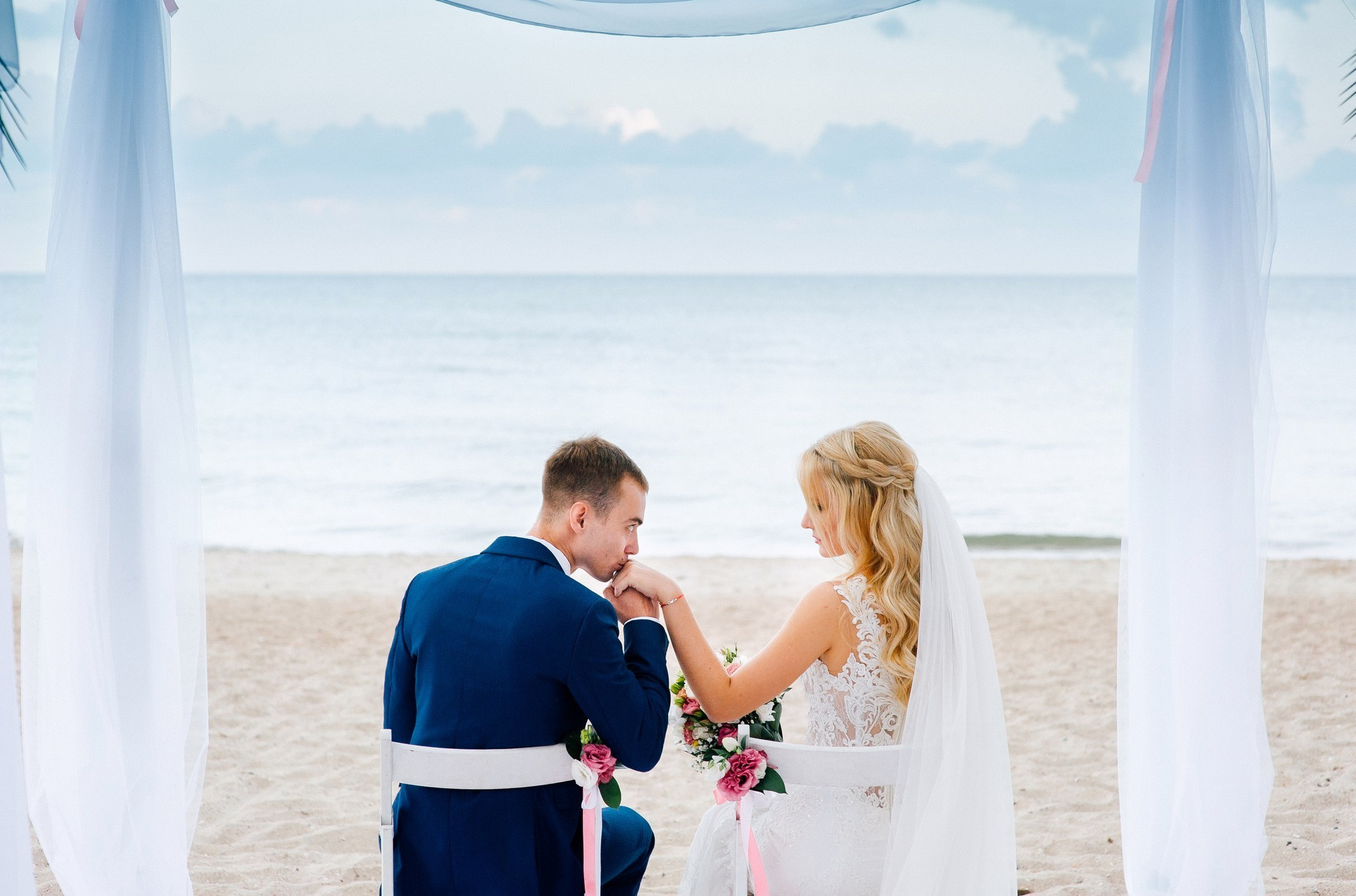 Wedding on the beach. Elegant Wedding Photography