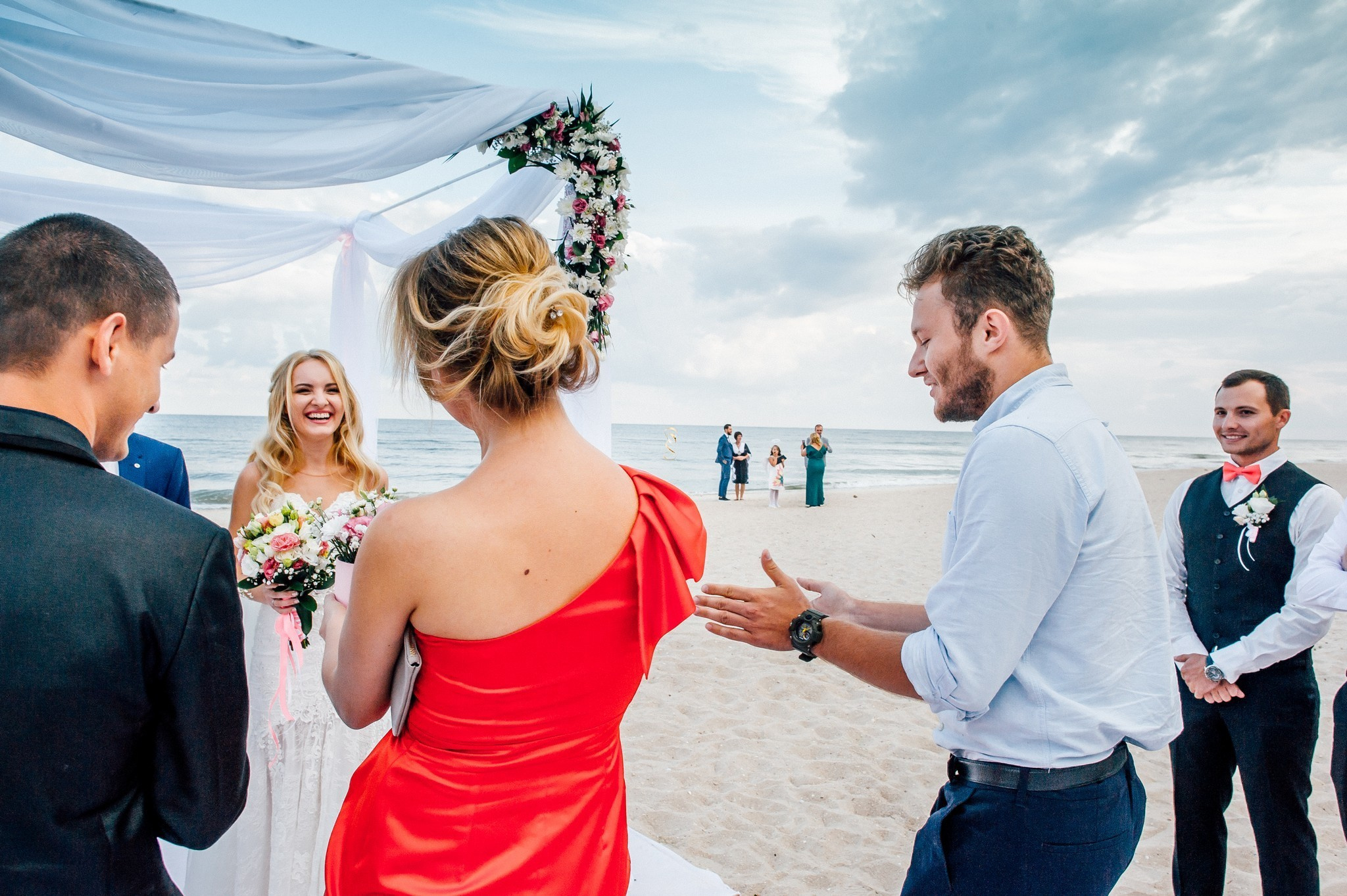 Wedding on the beach. Elegant Wedding Photography