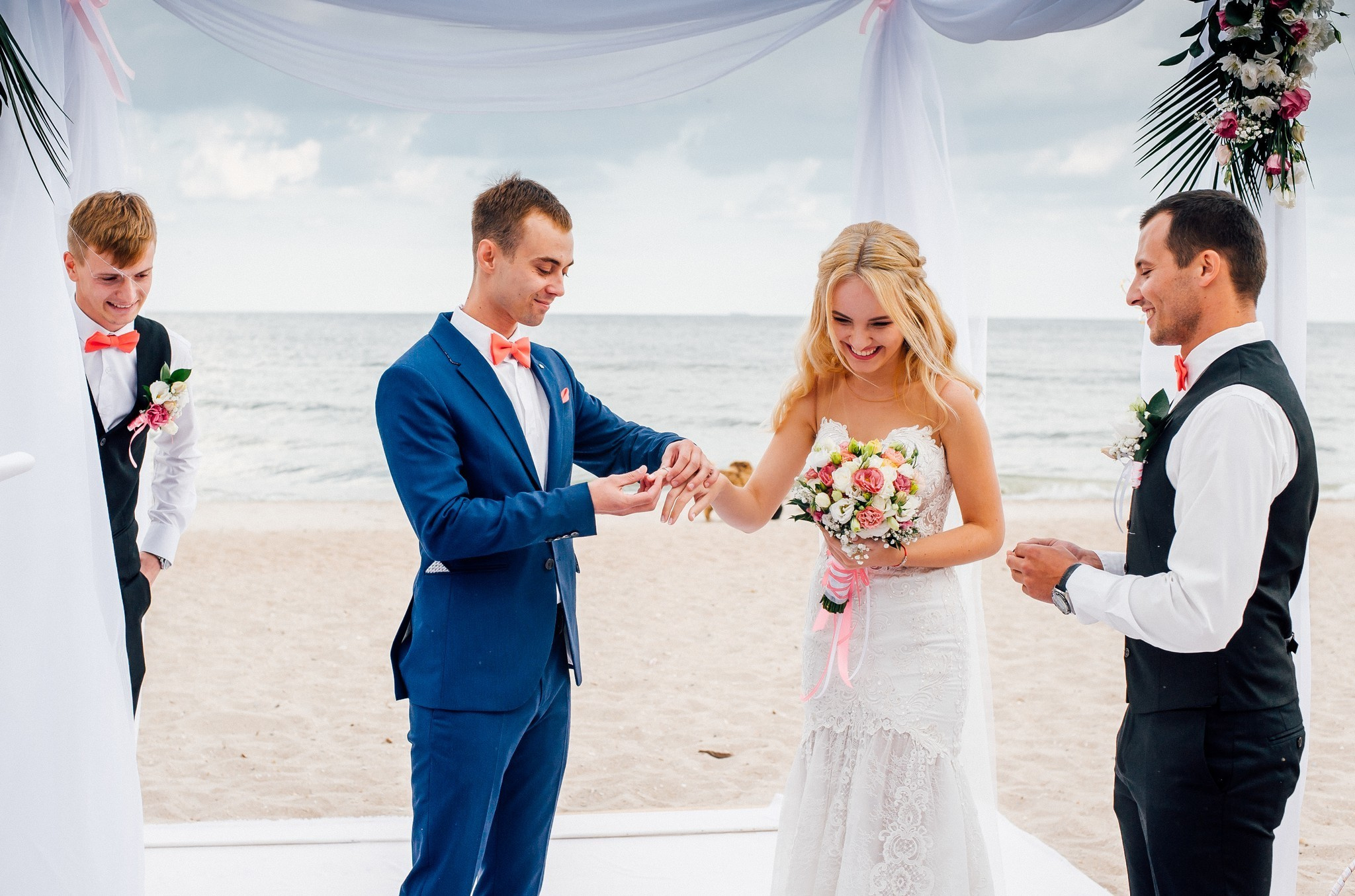 Wedding on the beach. Elegant Wedding Photography