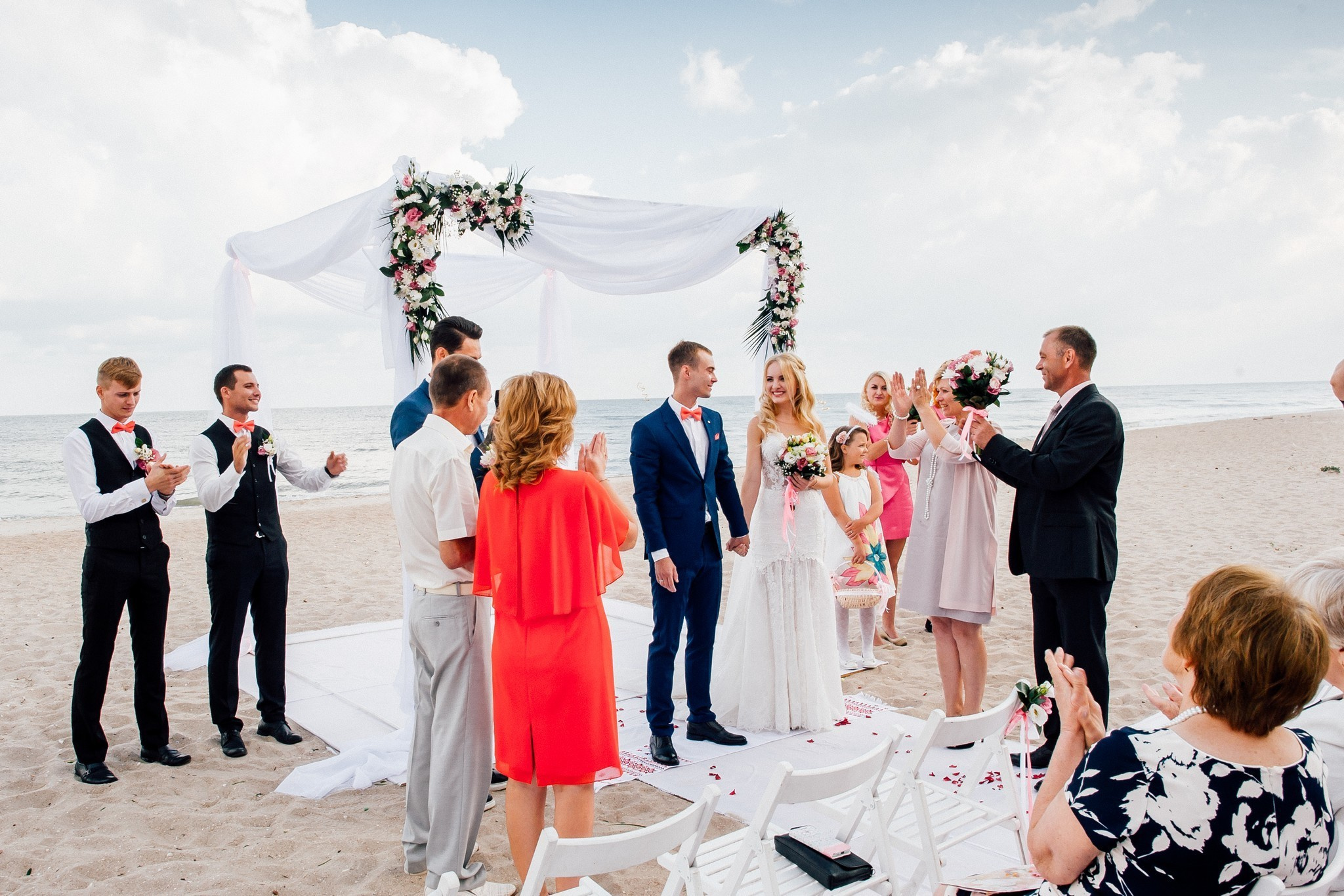 Wedding on the beach. Elegant Wedding Photography
