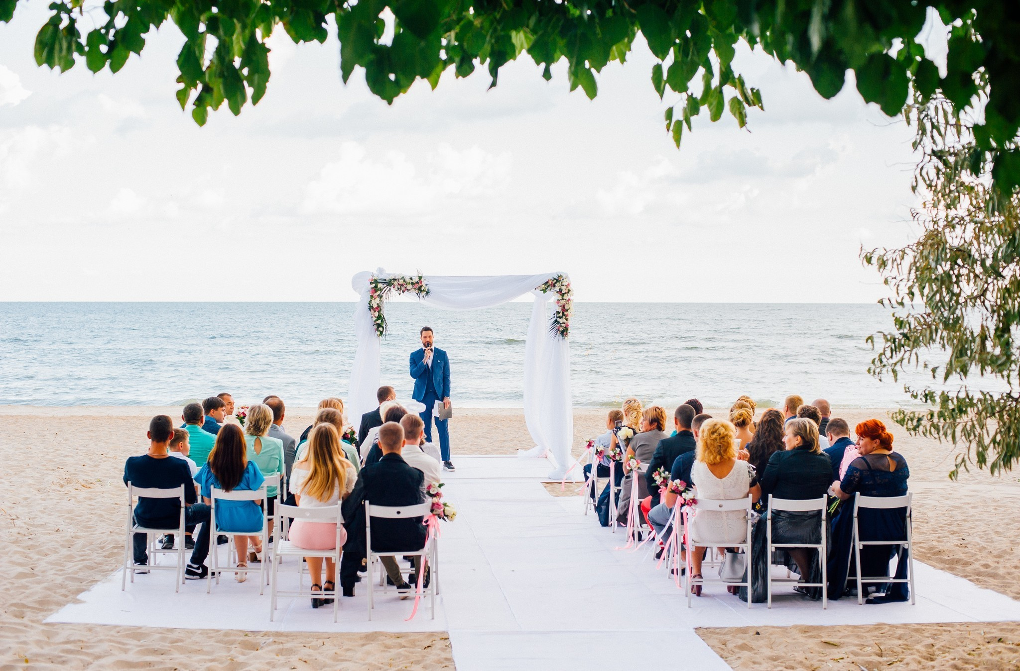 Wedding on the beach. Elegant Wedding Photography