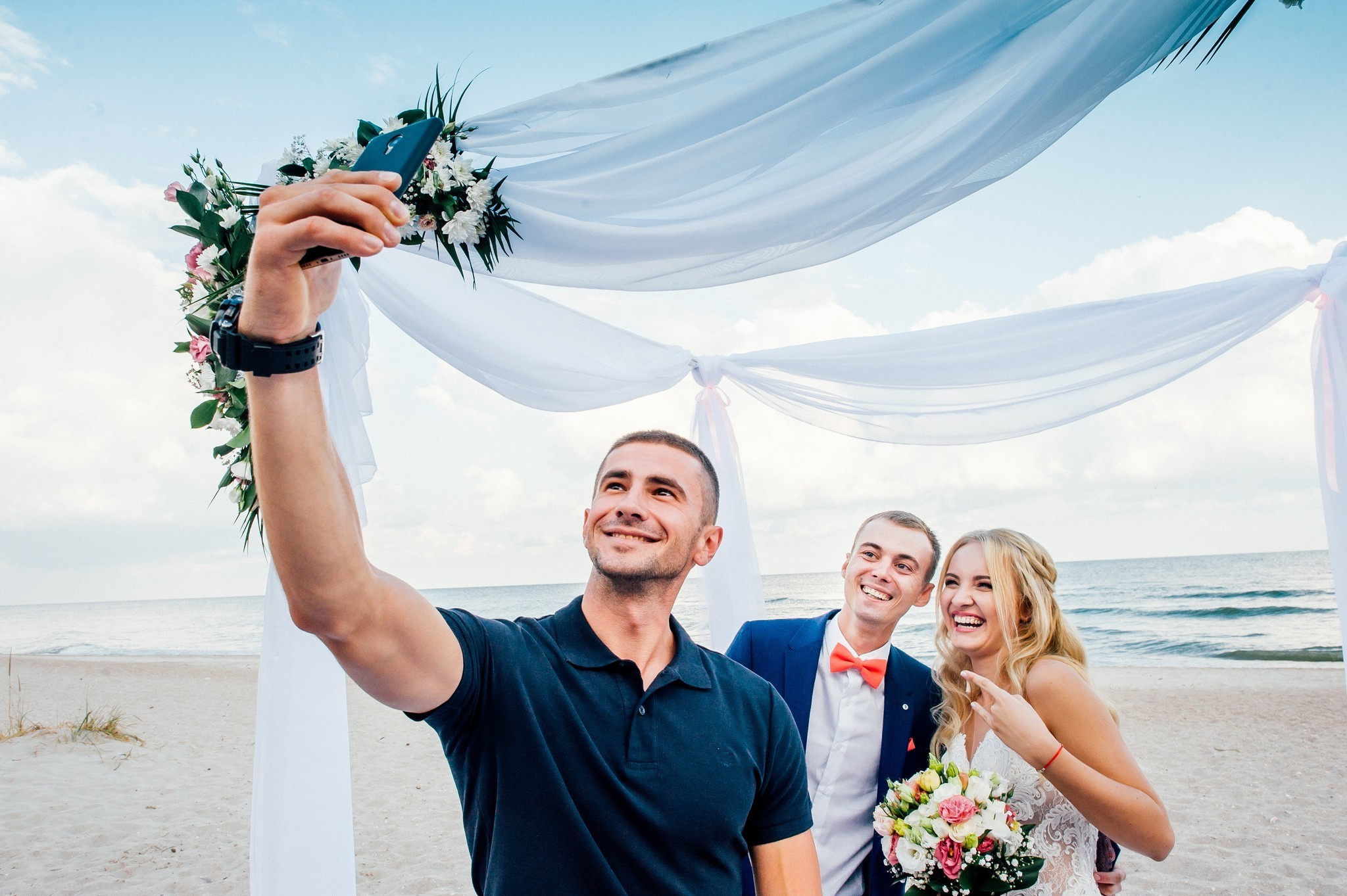 Wedding on the beach. Elegant Wedding Photography