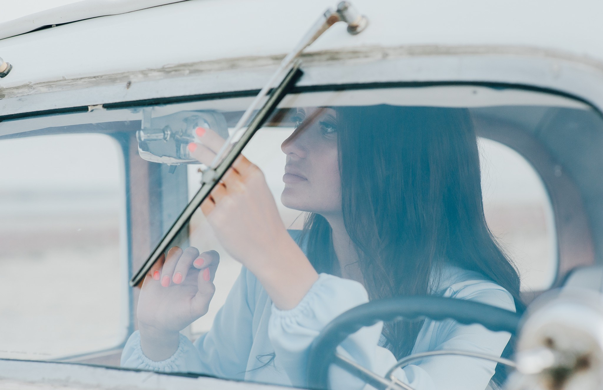 Blue Sky. Elegant Wedding Photography