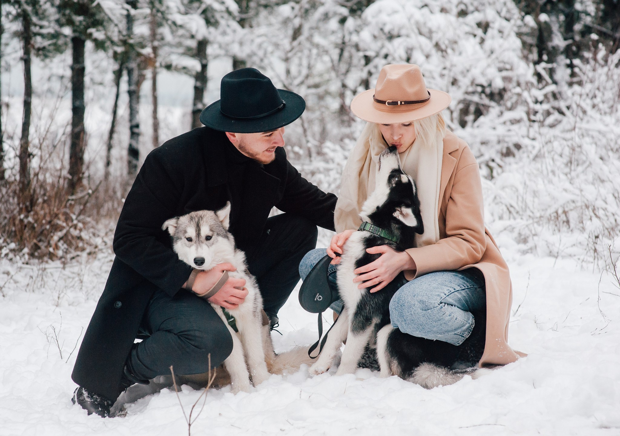 They loved dogs. Elegant Wedding Photography