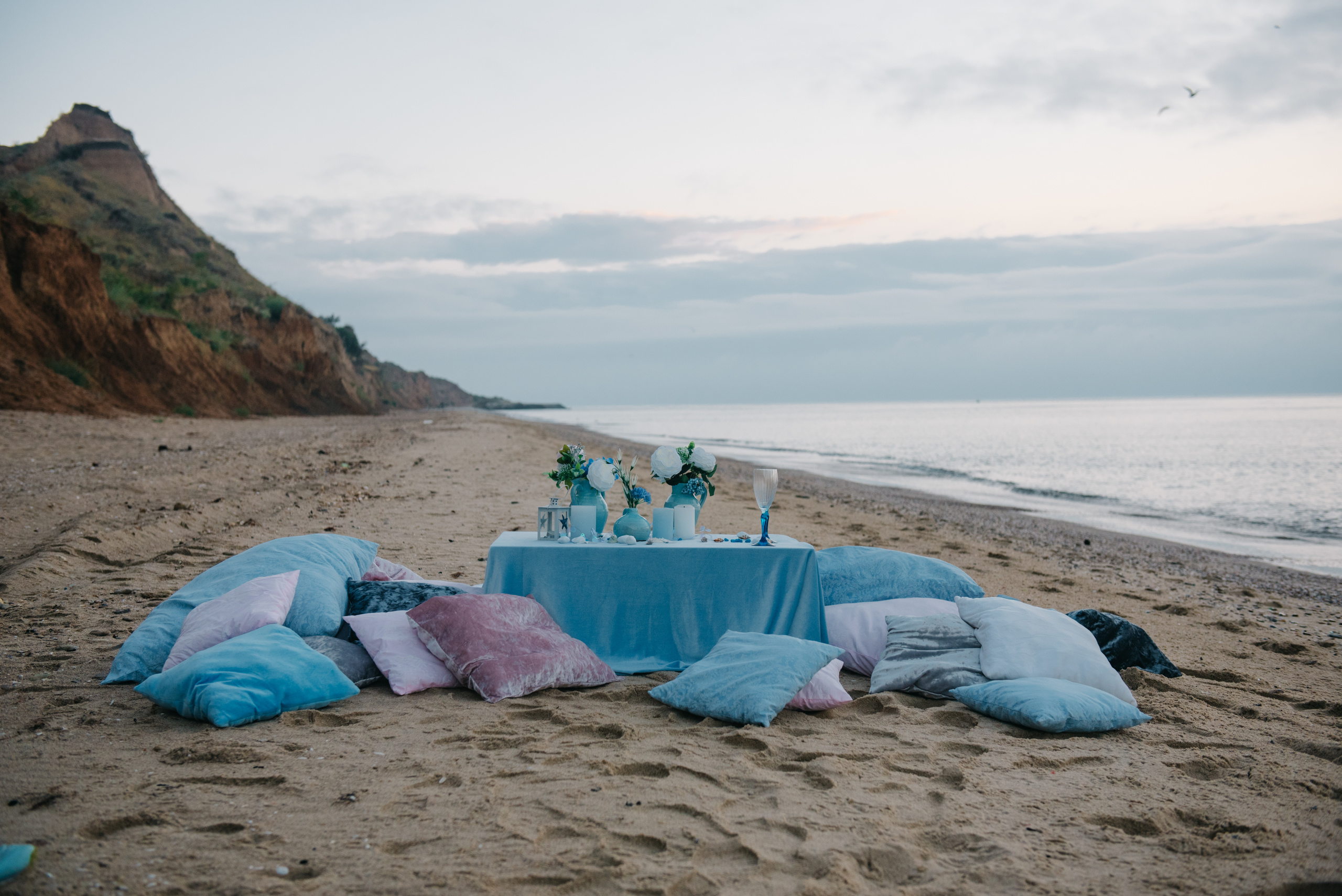 Фотосессия на пляже моря. Фотограф Дмитро Чернявський