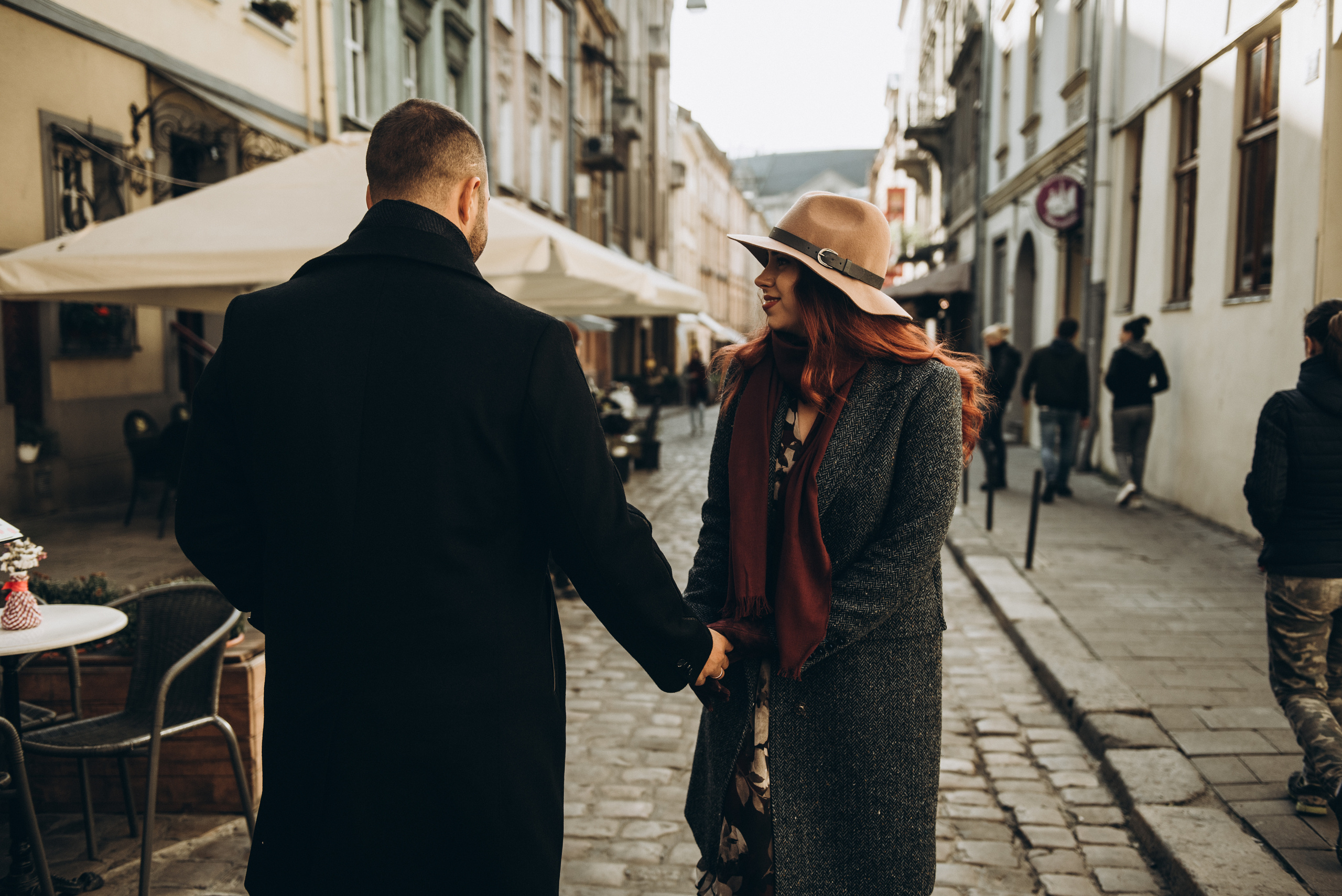 Лавстори красивой пары во Львове. Фотограф Дмитро Чернявський