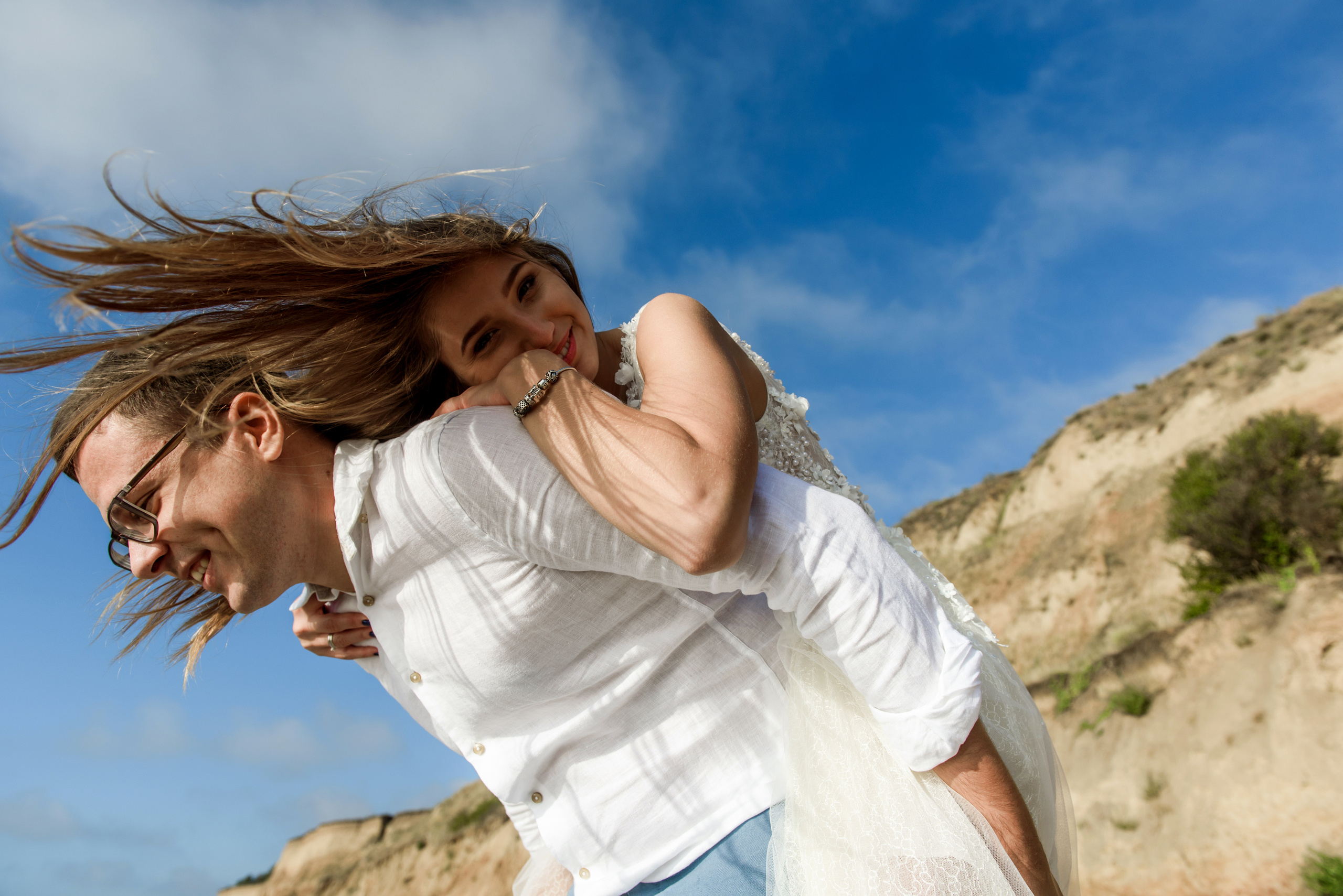 Фотосессия на пляже моря. Фотограф Дмитро Чернявський