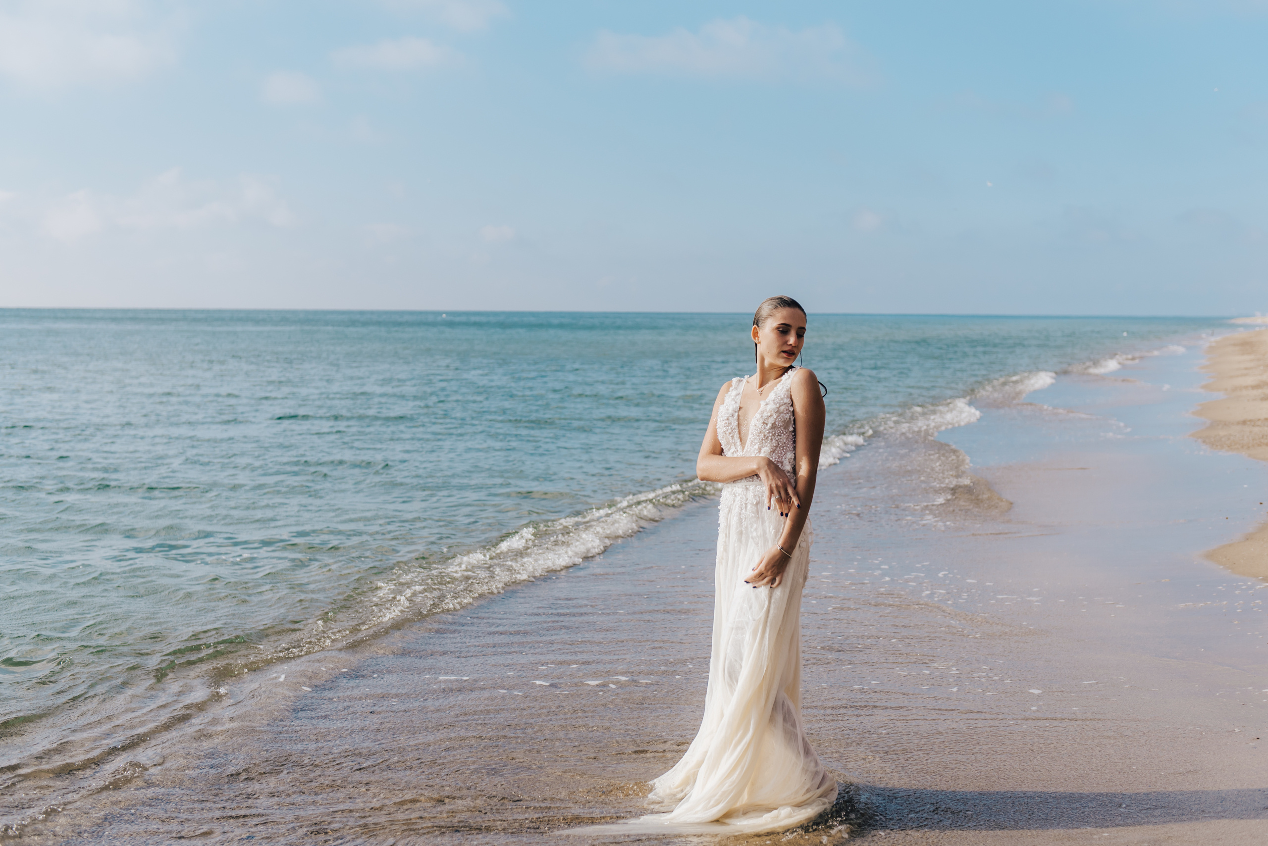 Фотосессия на пляже моря. Фотограф Дмитро Чернявський