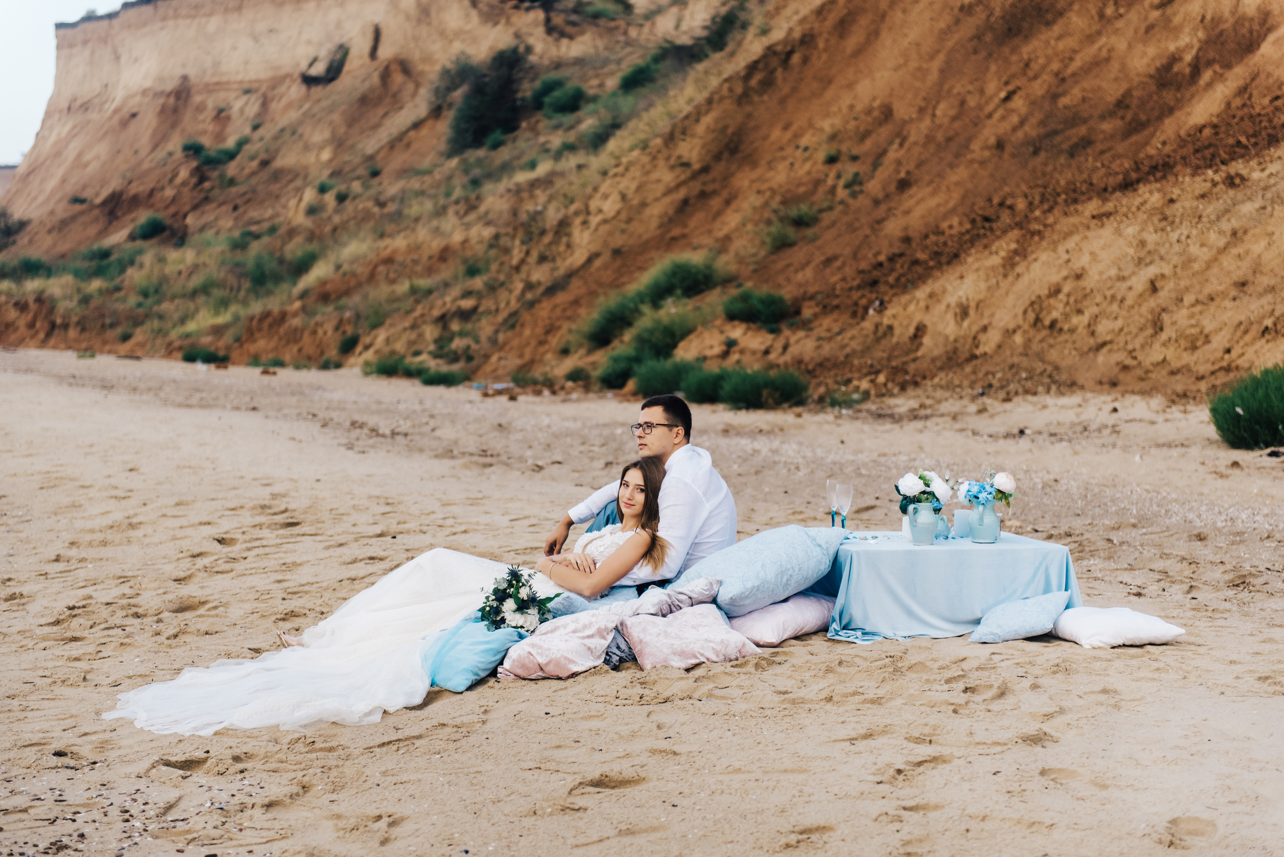 Фотосессия на пляже моря. Фотограф Дмитро Чернявський