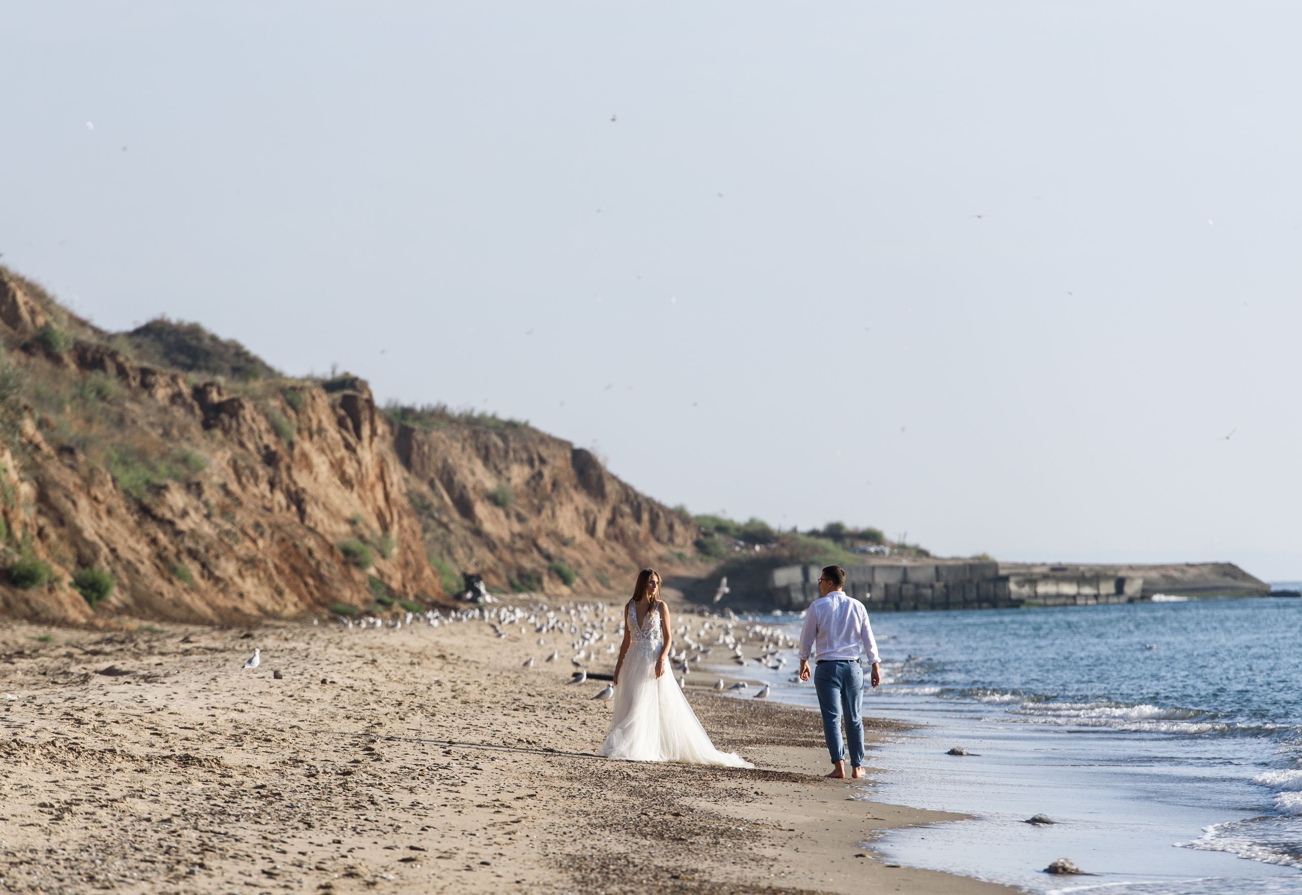 Фотосессия на пляже моря. Фотограф Дмитро Чернявський