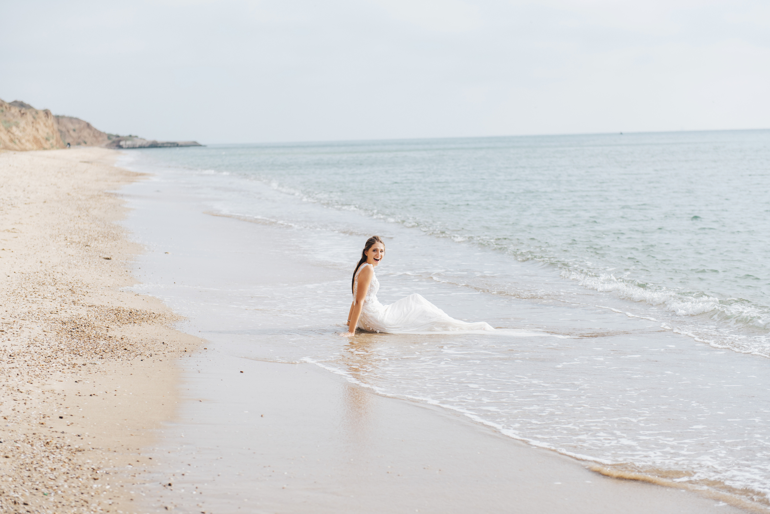 Фотосессия на пляже моря. Фотограф Дмитро Чернявський