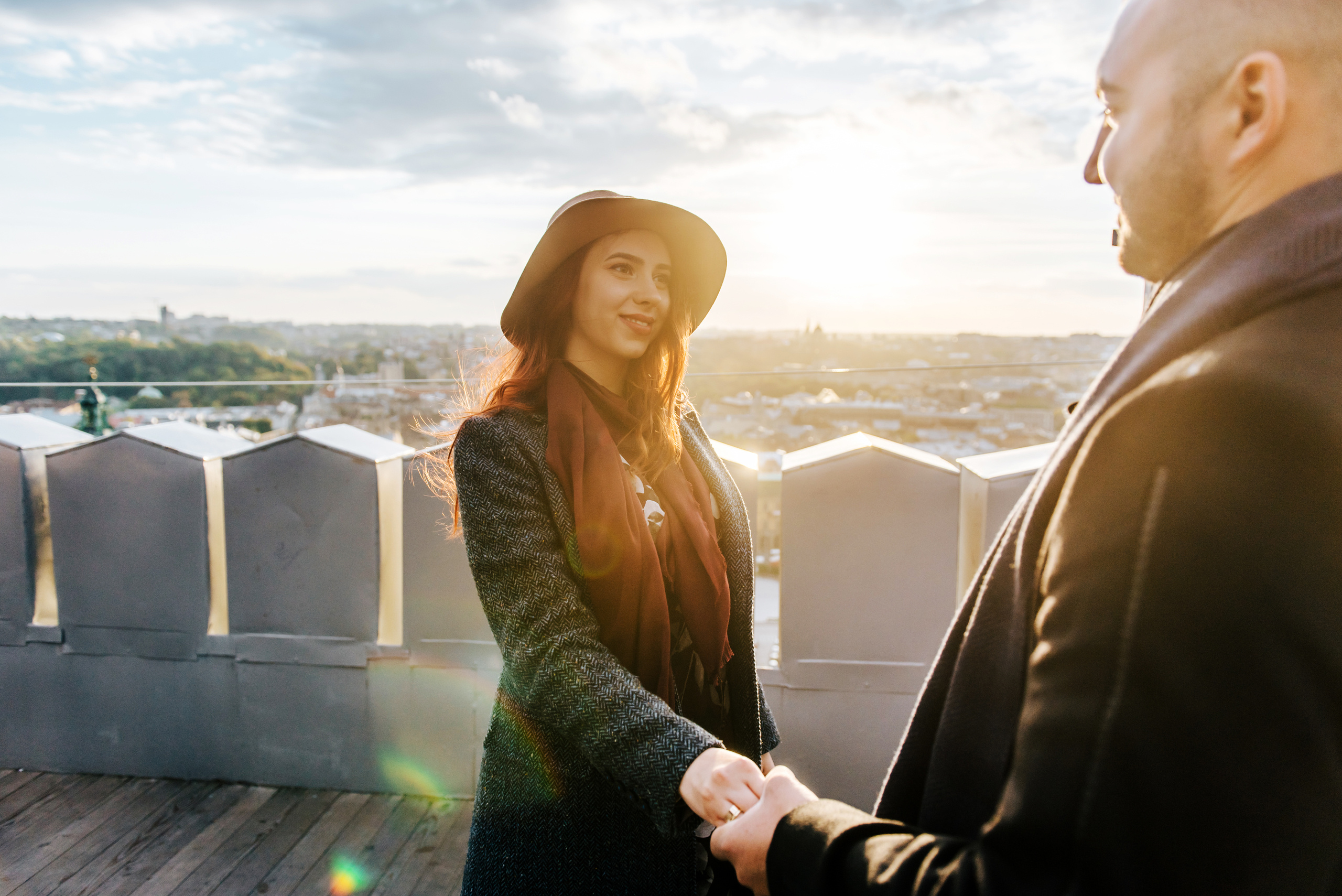 Лавстори красивой пары во Львове. Фотограф Дмитро Чернявський