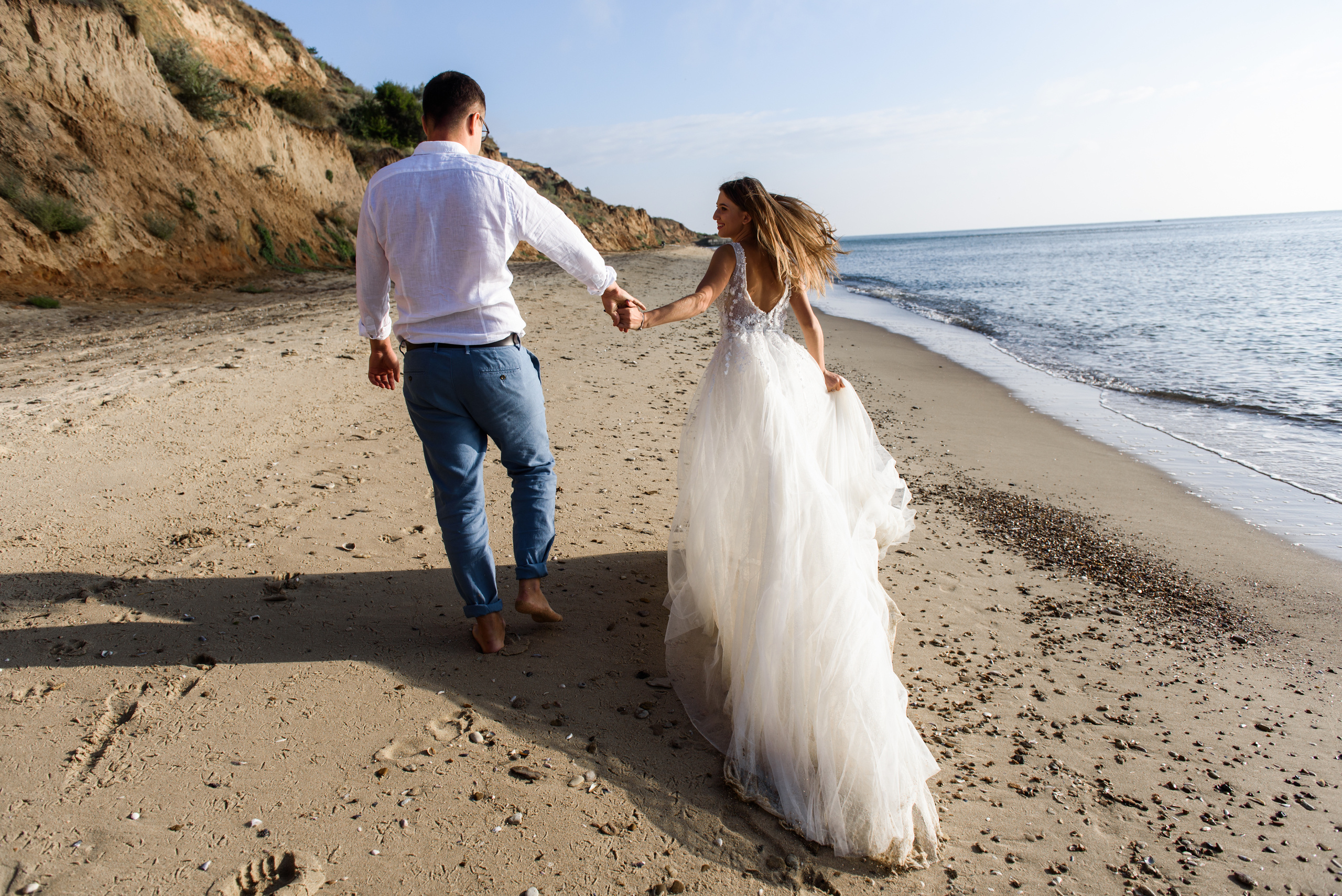 Фотосессия на пляже моря. Фотограф Дмитро Чернявський