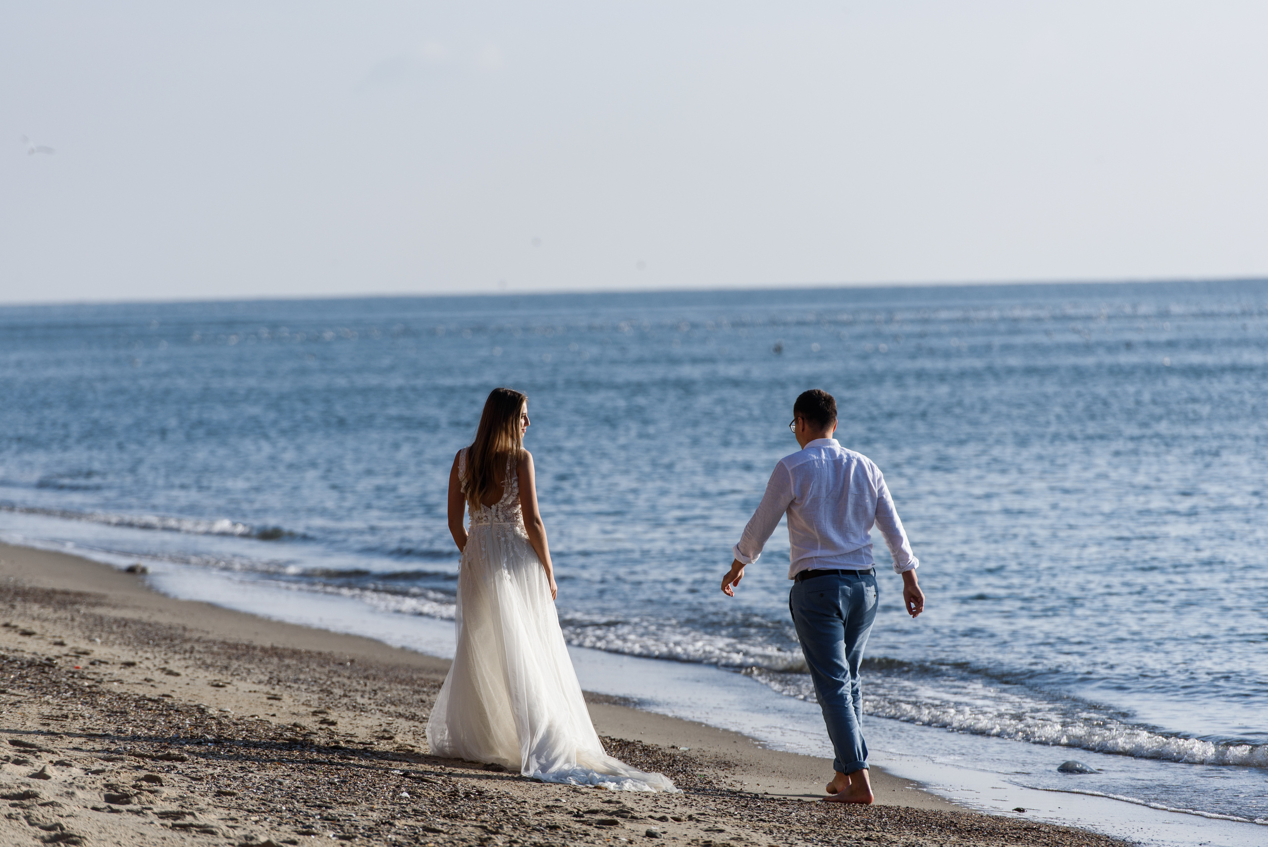 Фотосессия на пляже моря. Фотограф Дмитро Чернявський