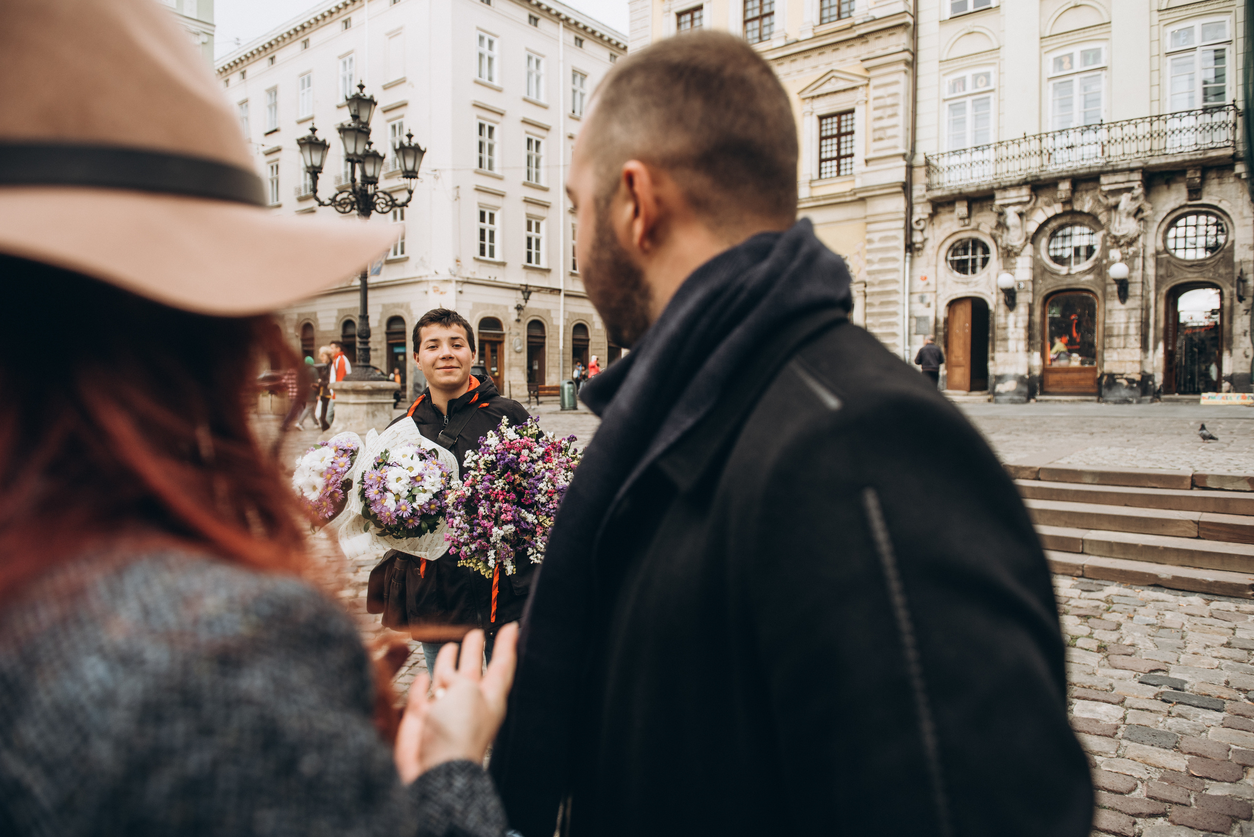 Лавстори красивой пары во Львове. Фотограф Дмитро Чернявський