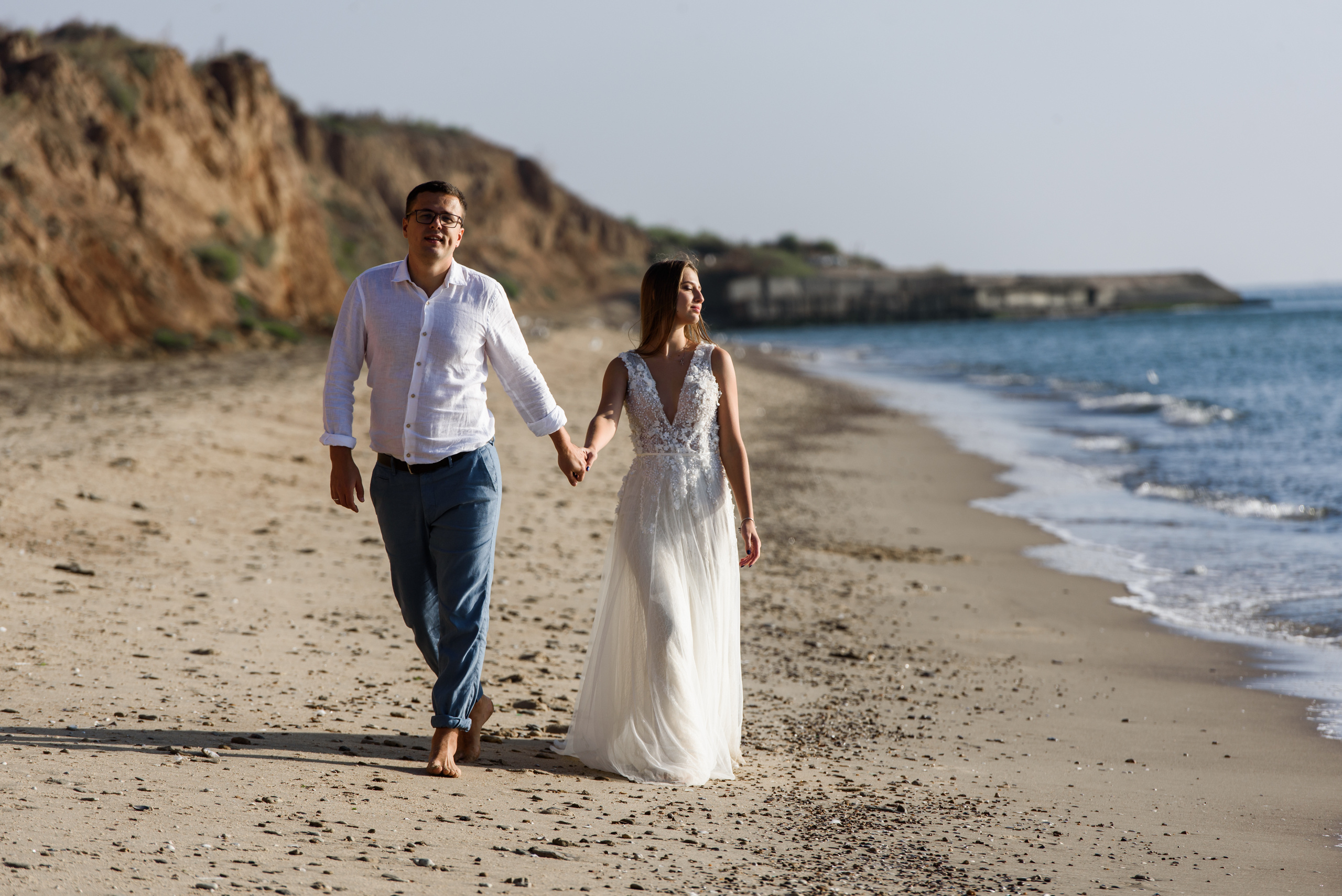 Фотосессия на пляже моря. Фотограф Дмитро Чернявський