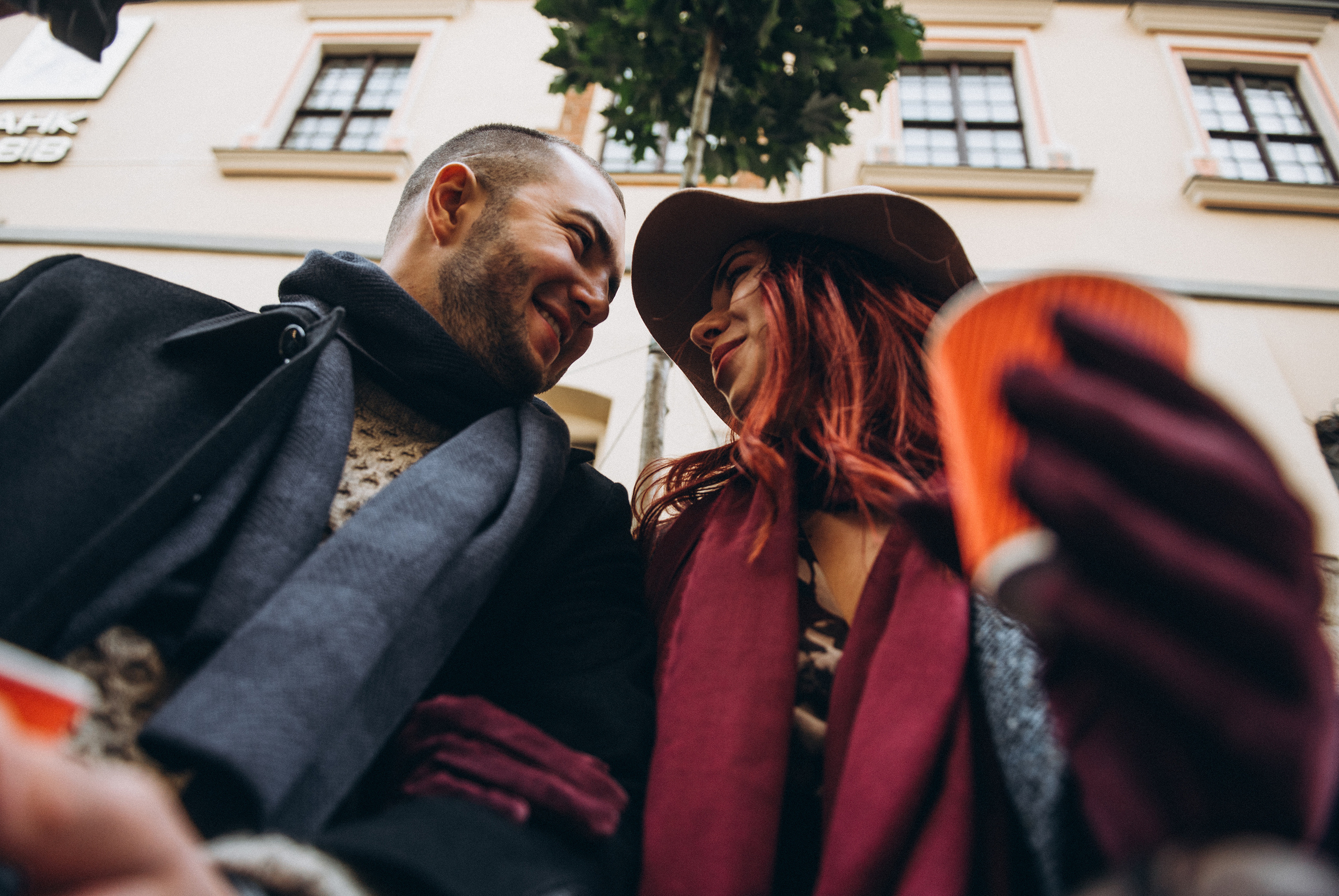 Лавстори красивой пары во Львове. Фотограф Дмитро Чернявський