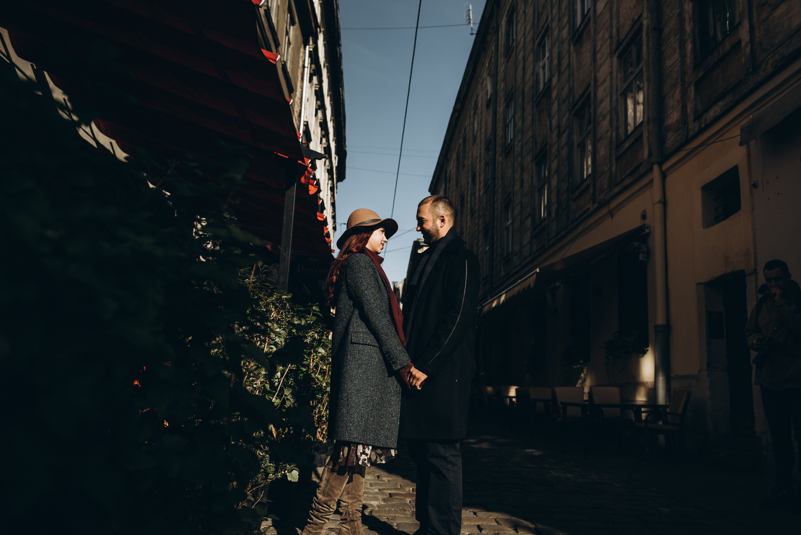 Лавстори красивой пары во Львове. Фотограф Дмитро Чернявський