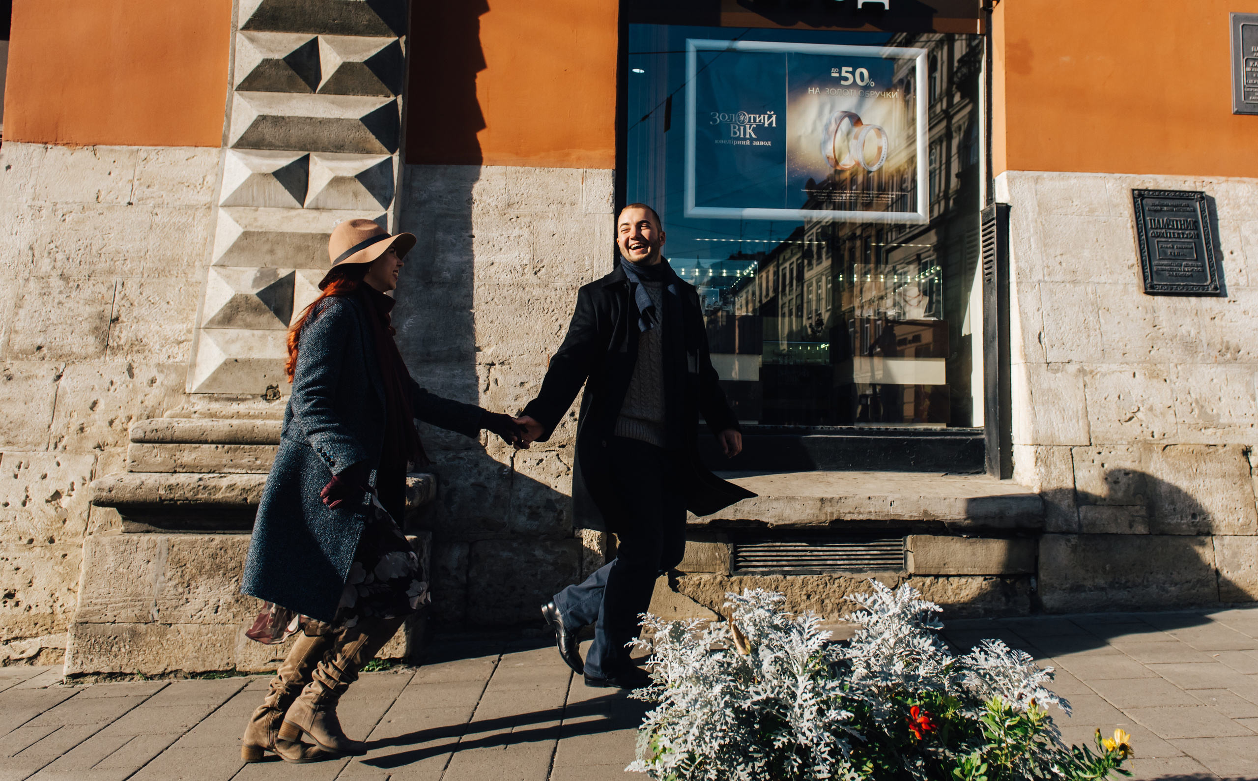 Лавстори красивой пары во Львове. Фотограф Дмитро Чернявський