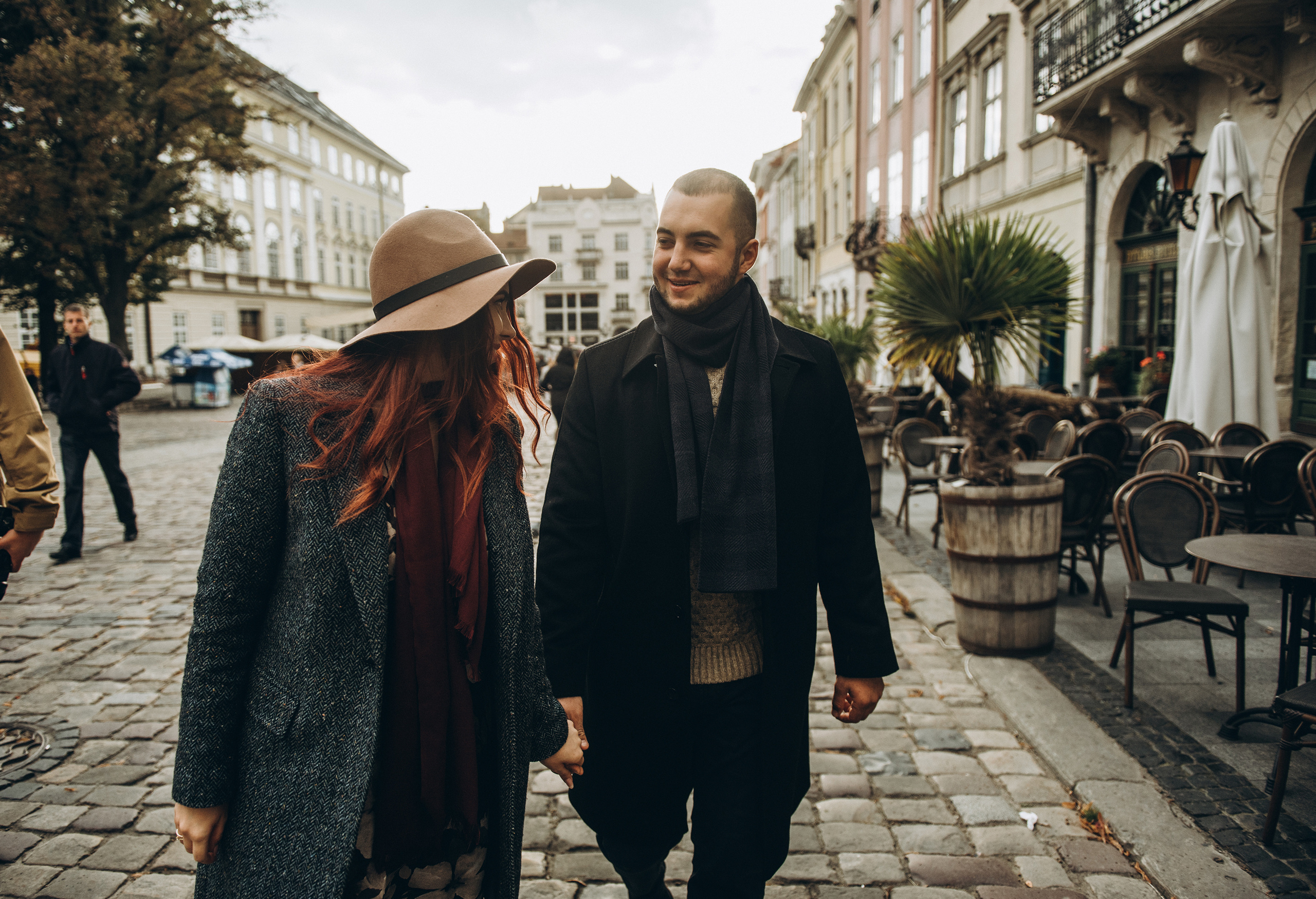 Лавстори красивой пары во Львове. Фотограф Дмитро Чернявський