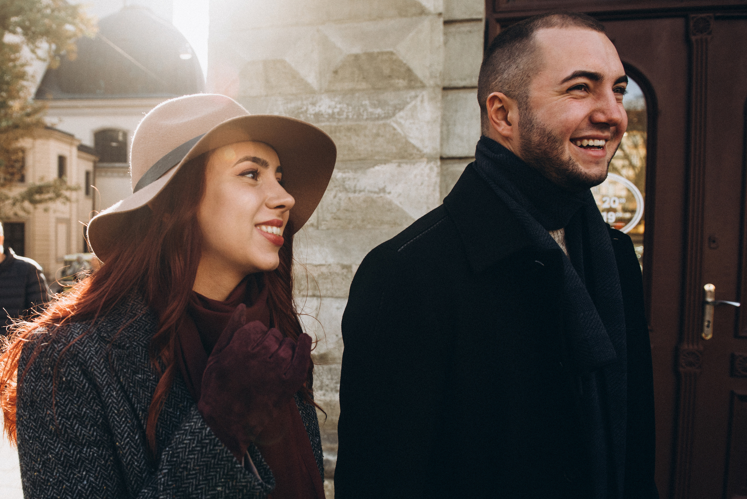 Лавстори красивой пары во Львове. Фотограф Дмитро Чернявський