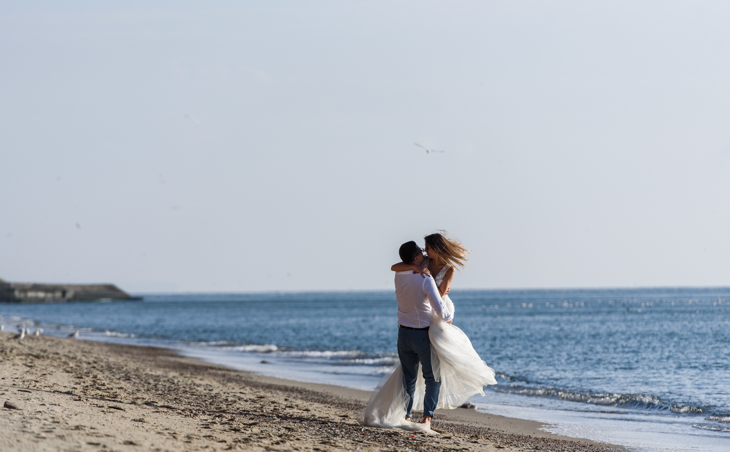Фотосессия на пляже моря. Фотограф Дмитро Чернявський
