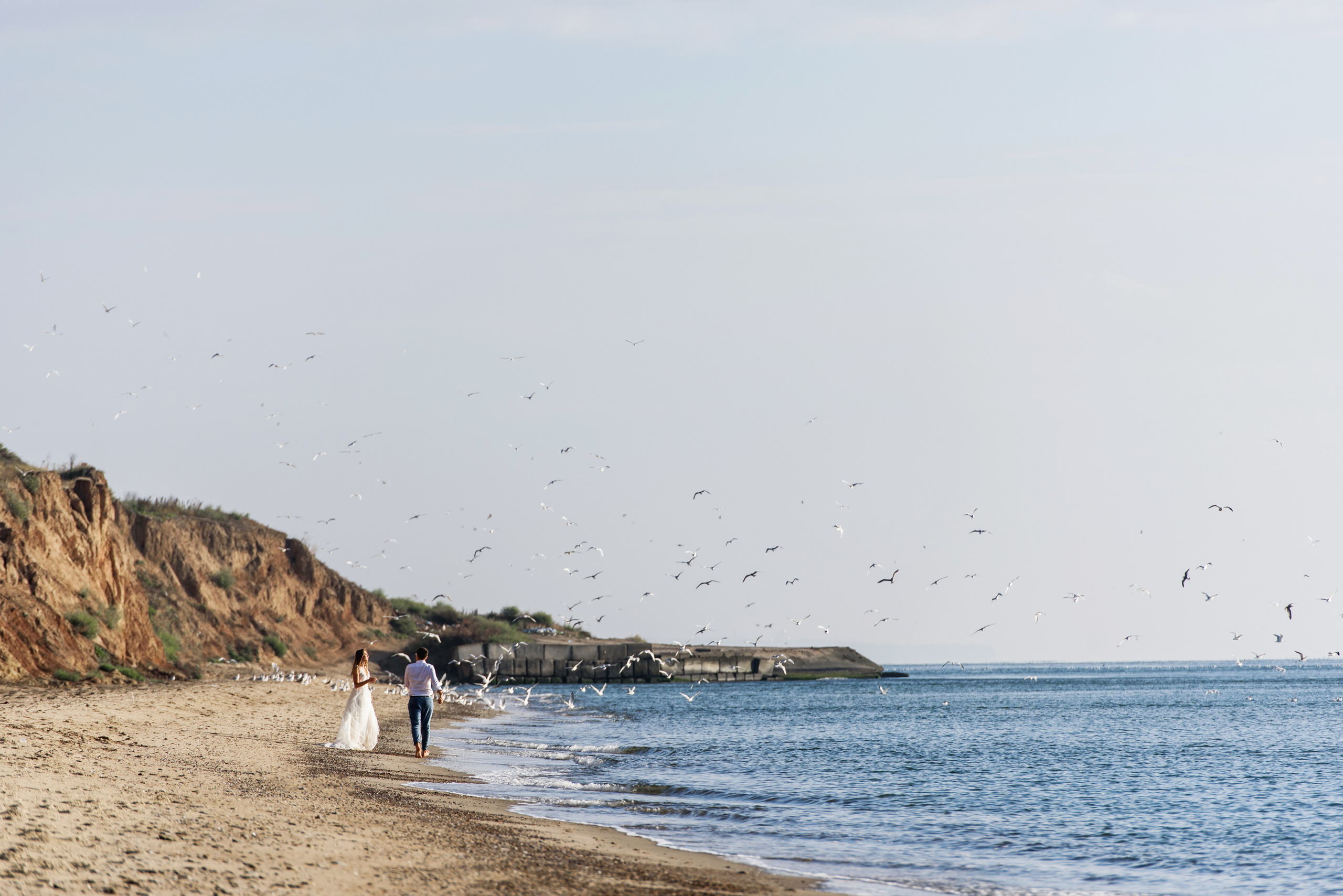 Фотосессия на пляже моря. Фотограф Дмитро Чернявський
