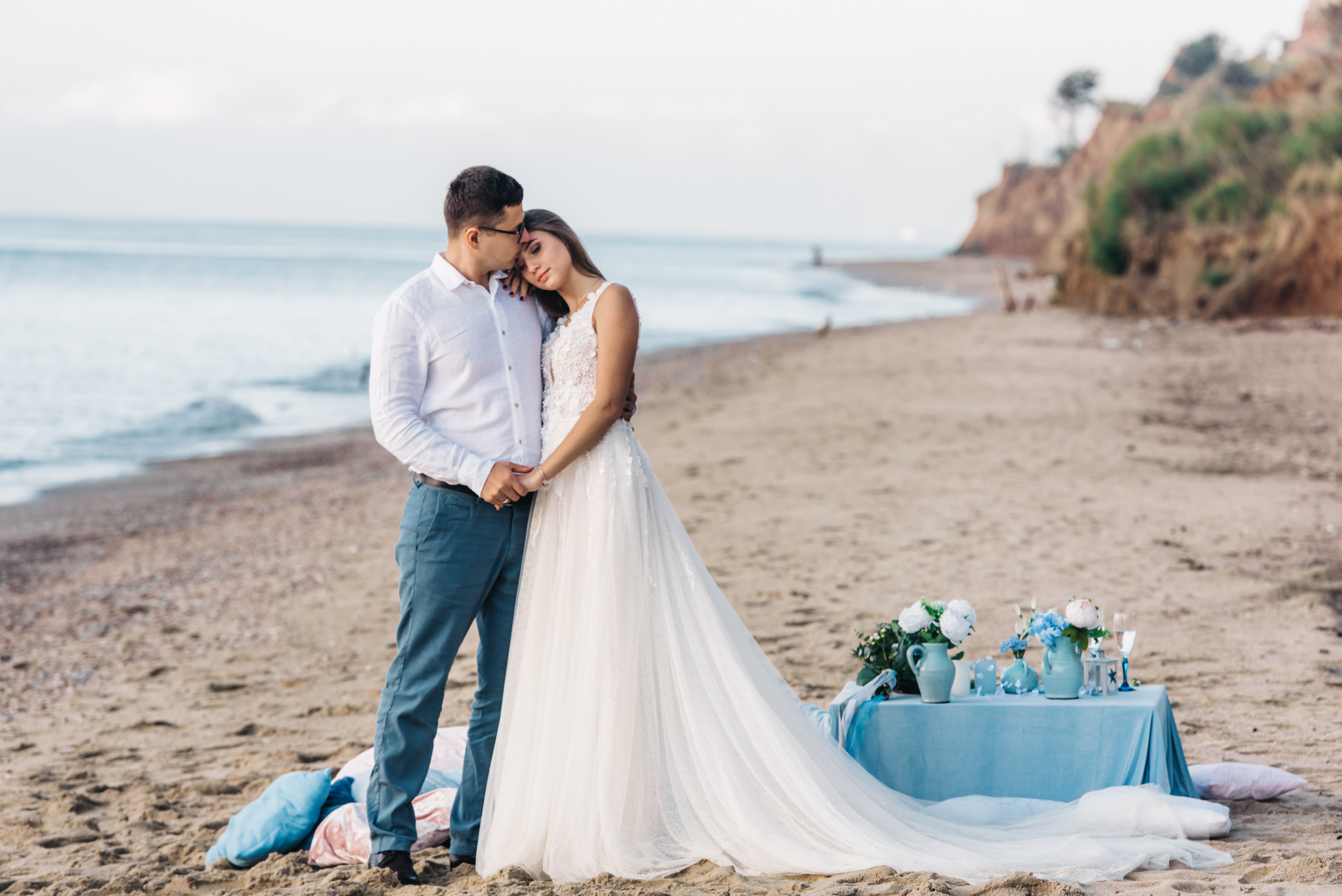 Фотосессия на пляже моря. Фотограф Дмитро Чернявський