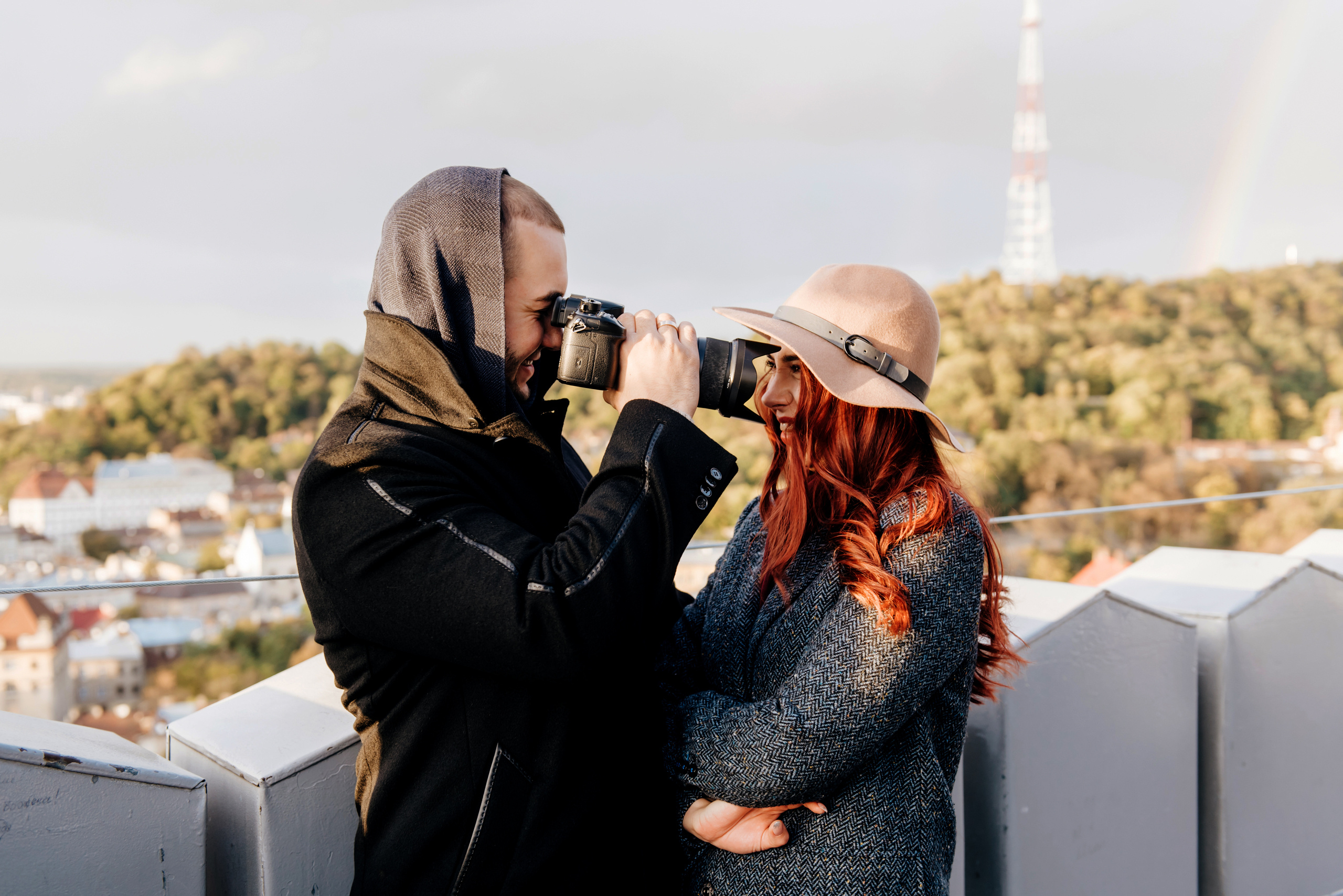 Лавстори красивой пары во Львове. Фотограф Дмитро Чернявський