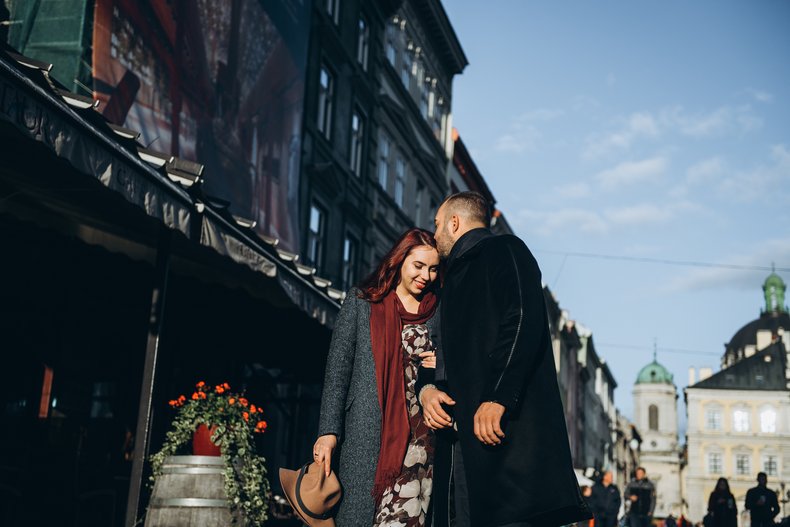 Лавстори красивой пары во Львове. Фотограф Дмитро Чернявський