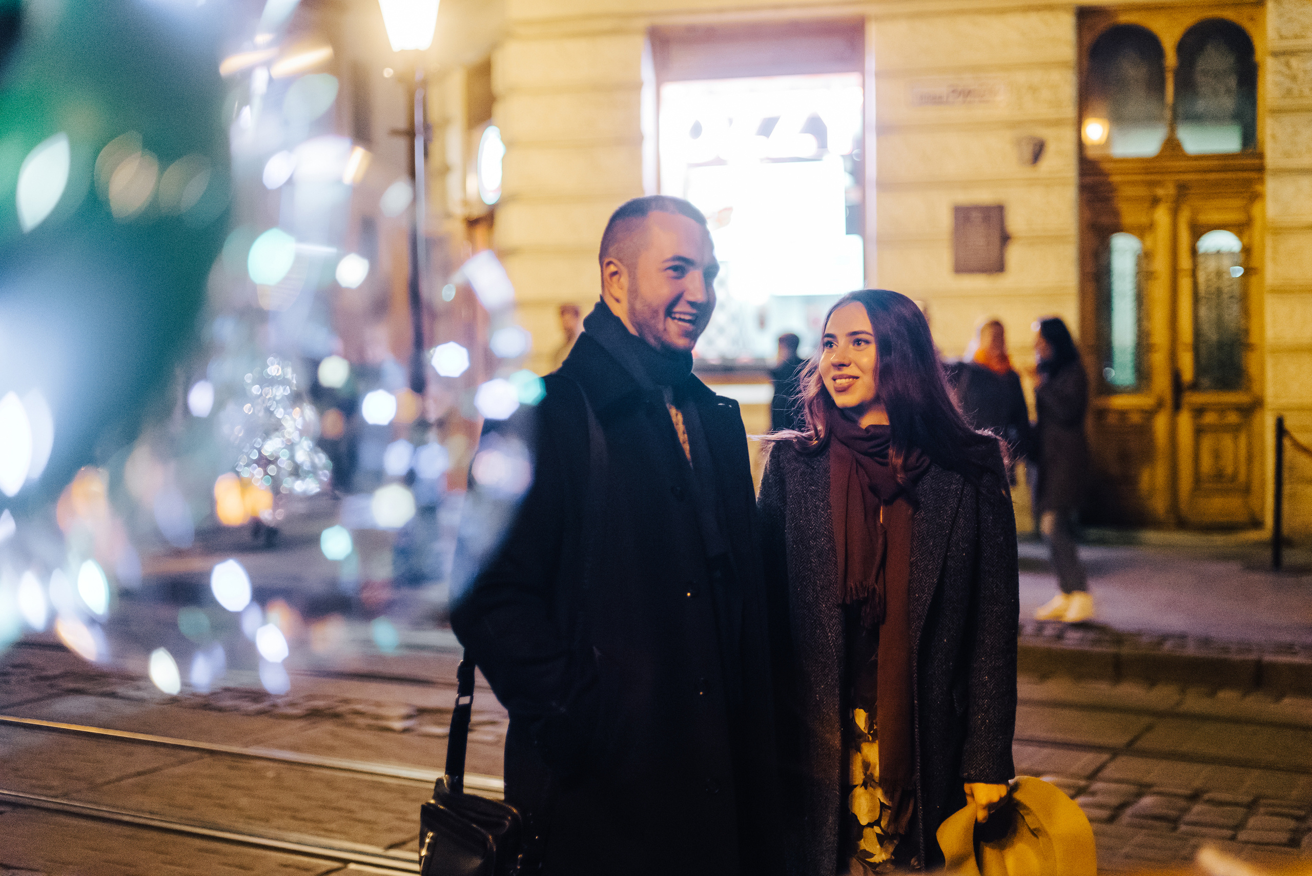 Лавстори красивой пары во Львове. Фотограф Дмитро Чернявський