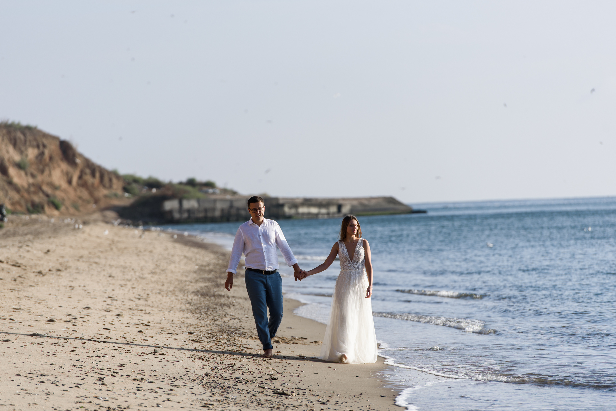 Фотосессия на пляже моря. Фотограф Дмитро Чернявський