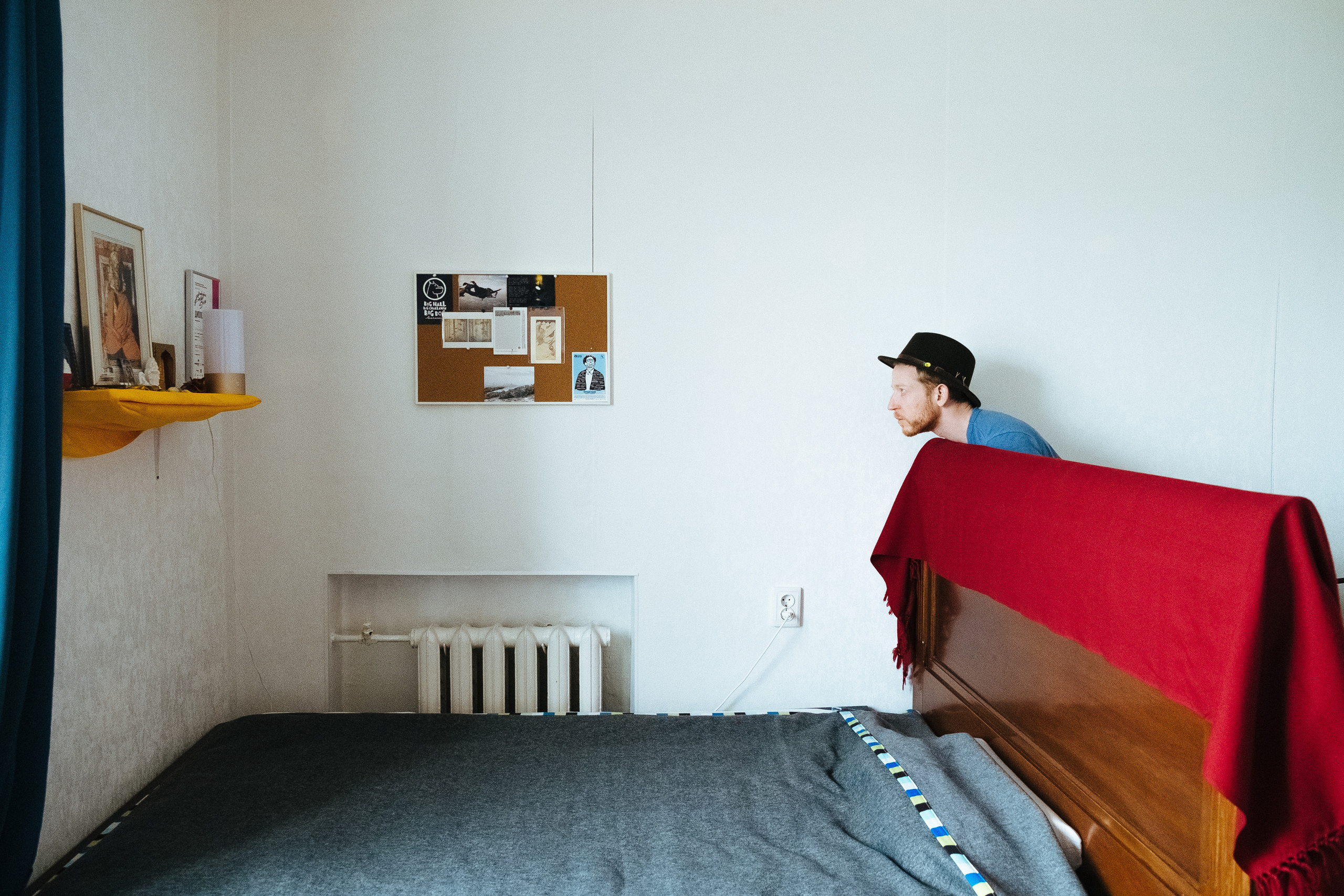 Portrait of Vladimir Vorobiov for the project Human Hotel by Wooloo collective displayed at the exhibition The Coming World: Ecology as the New Politics 2030–2100 at Garage Museum of Contemporary Art, Moscow, 2019 