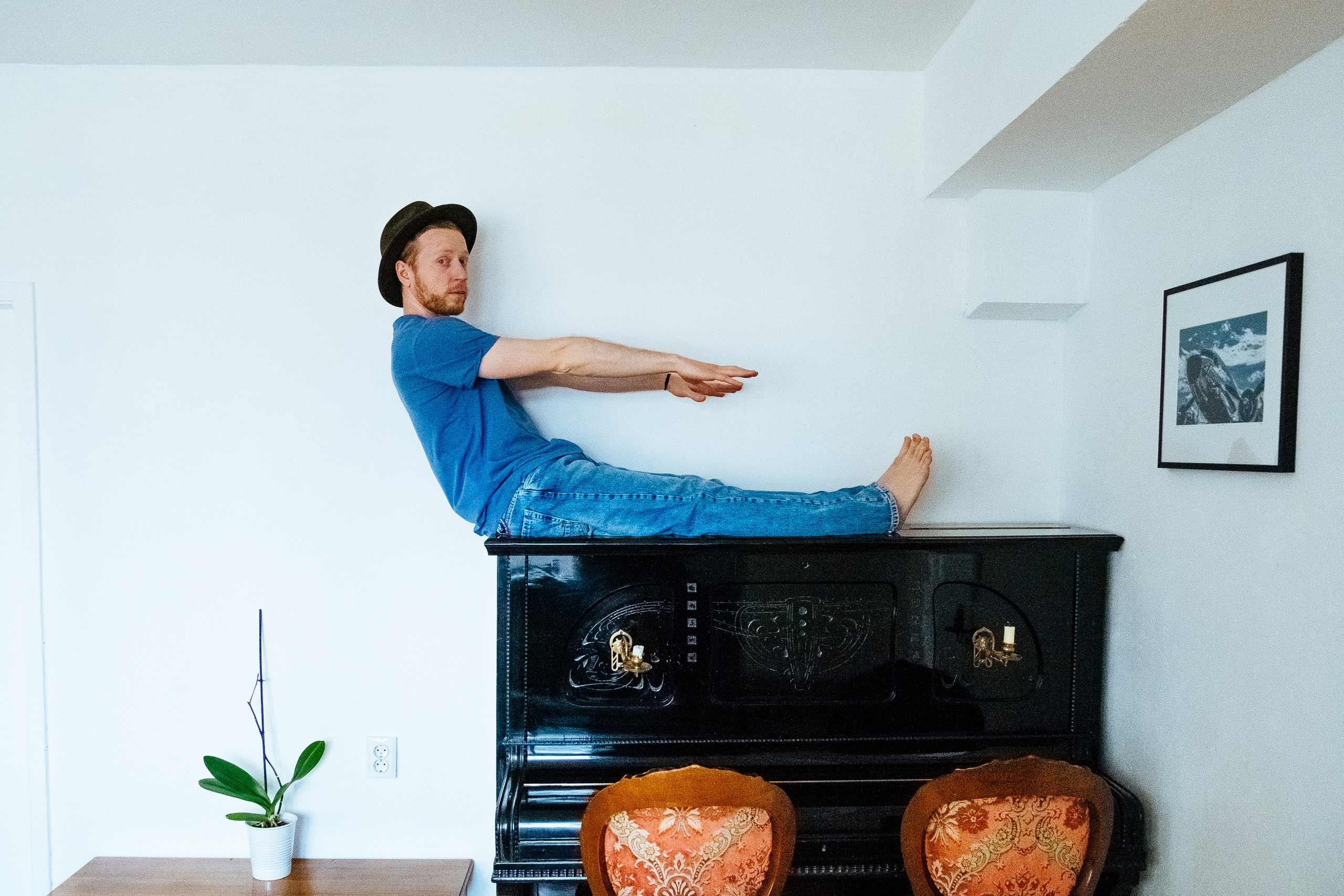 Portrait of Vladimir Vorobiov for the project Human Hotel by Wooloo collective displayed at the exhibition The Coming World: Ecology as the New Politics 2030–2100 at Garage Museum of Contemporary Art, Moscow, 2019 