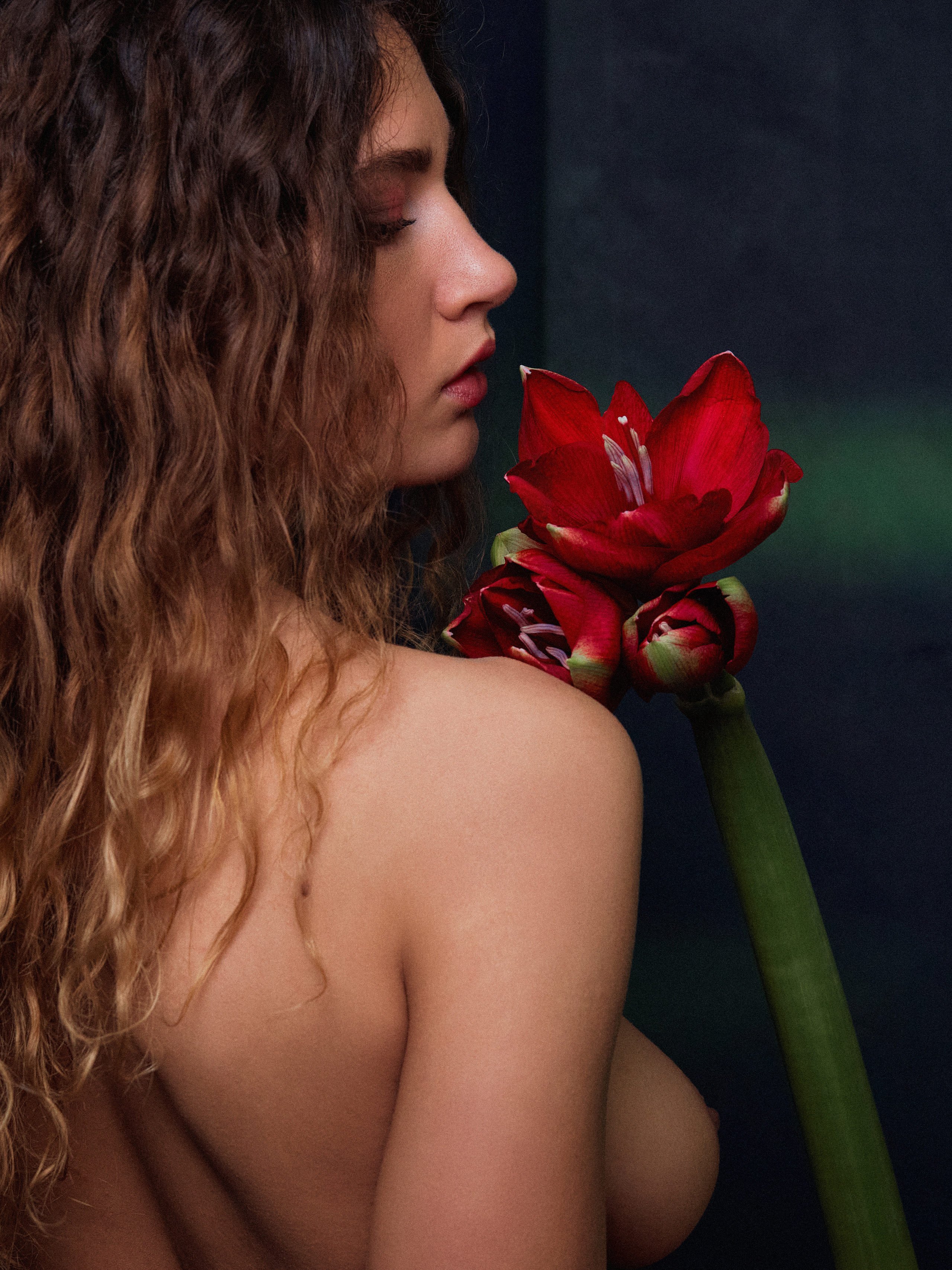 Фотосесії з квітами для школи флористики