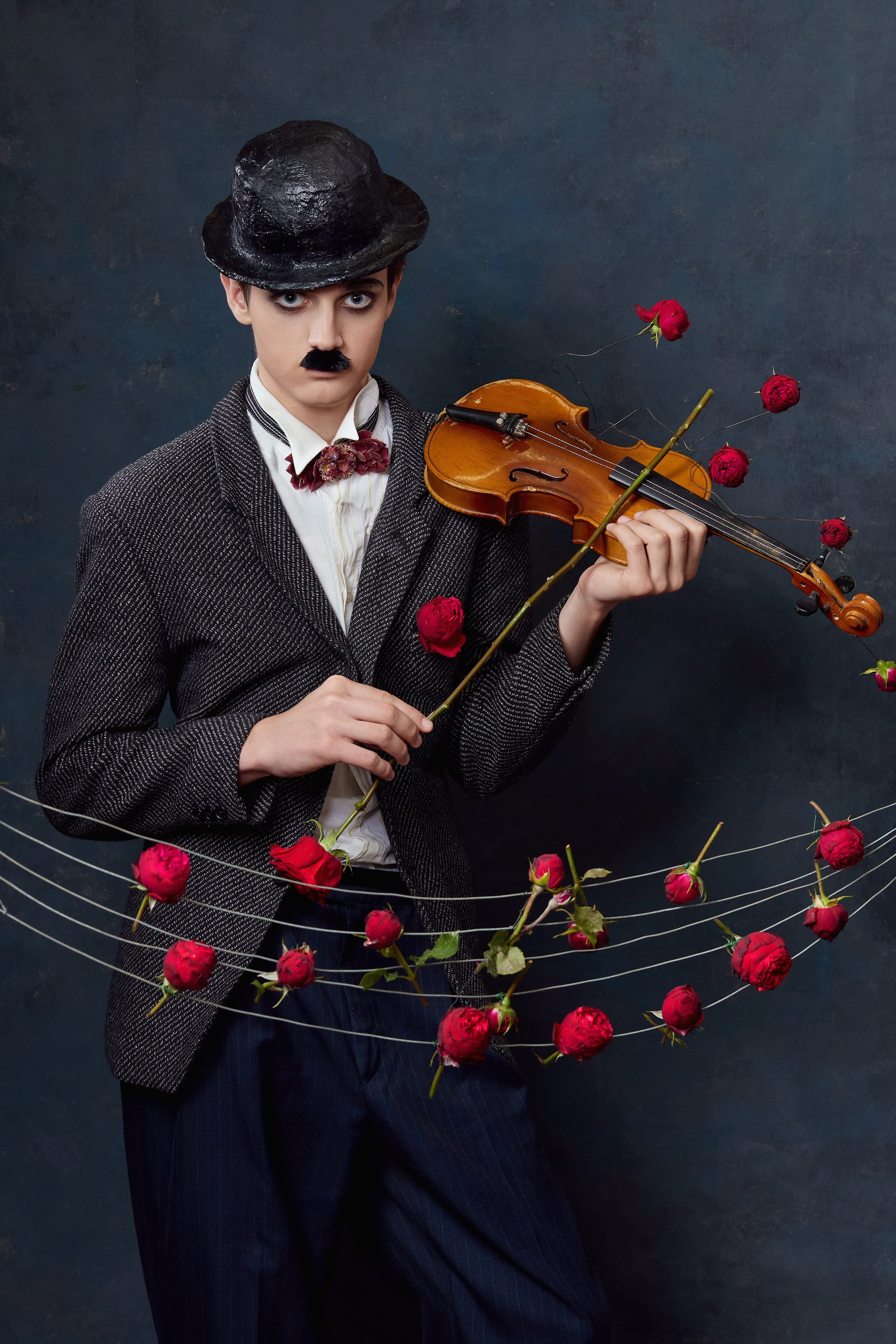 Фотосессия для календаря школы флористики в Одессе