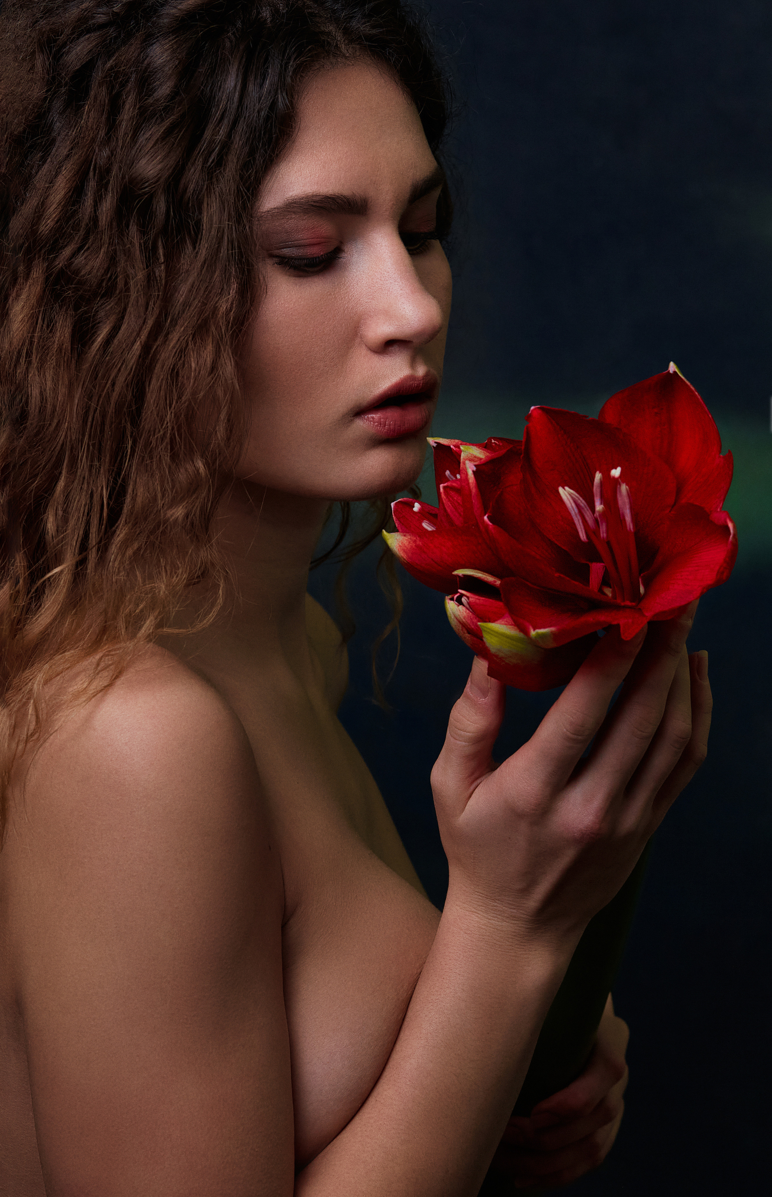 Фотосесії з квітами для школи флористики