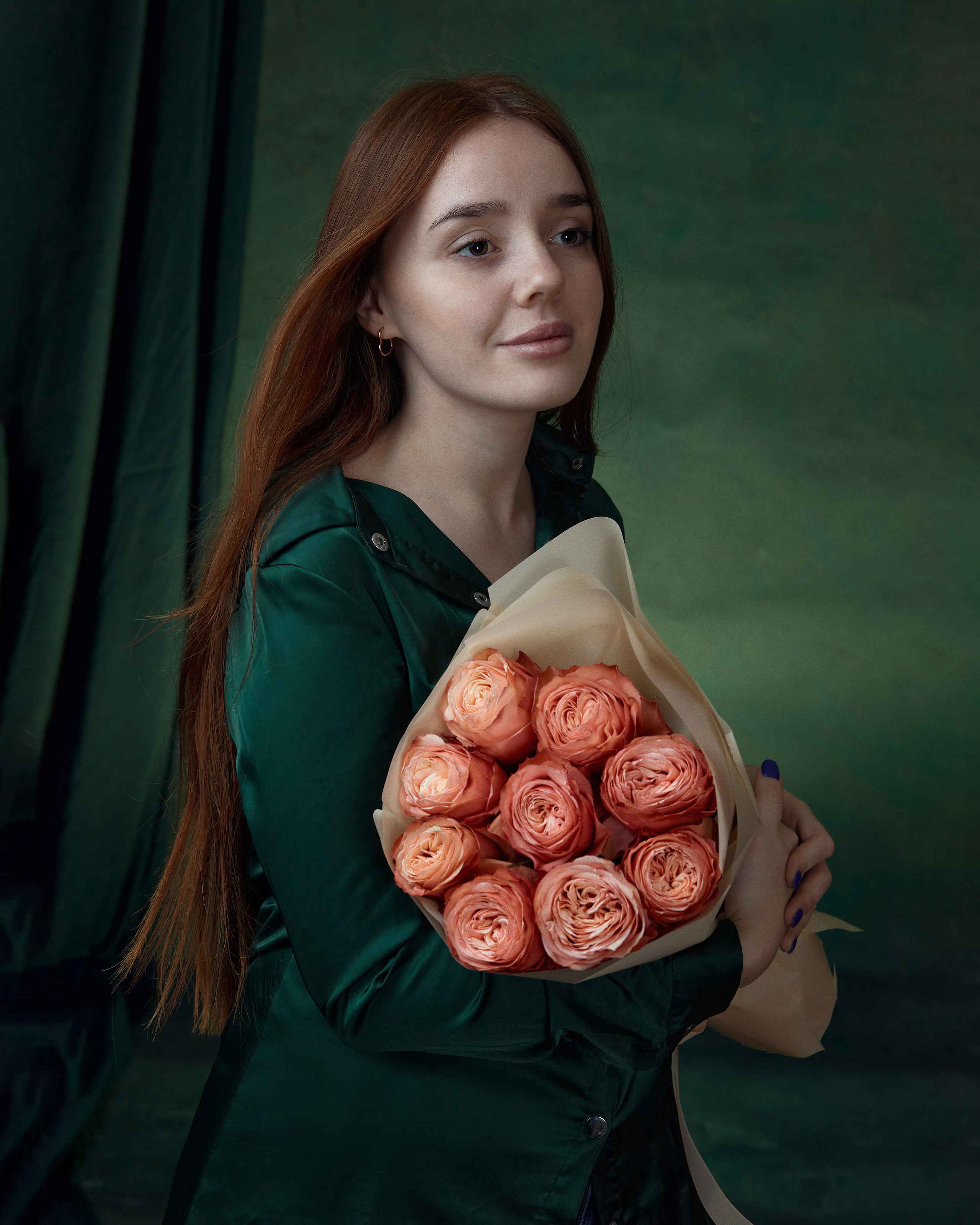 Фотосесії з квітами для школи флористики