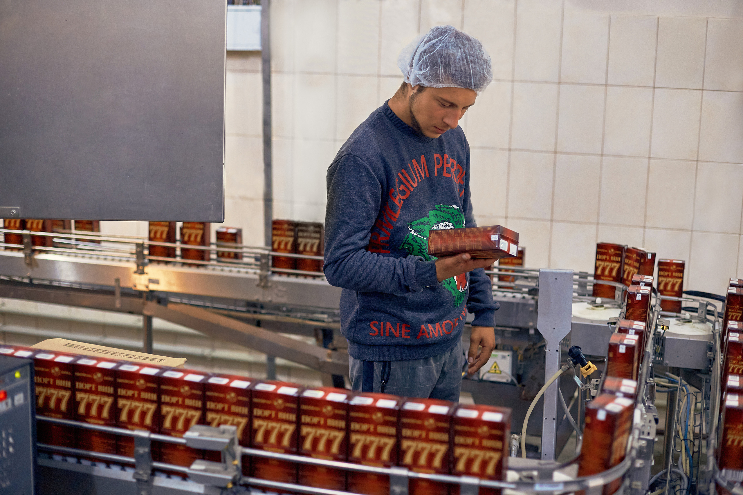 Съёмка для Одесского завода классических вин