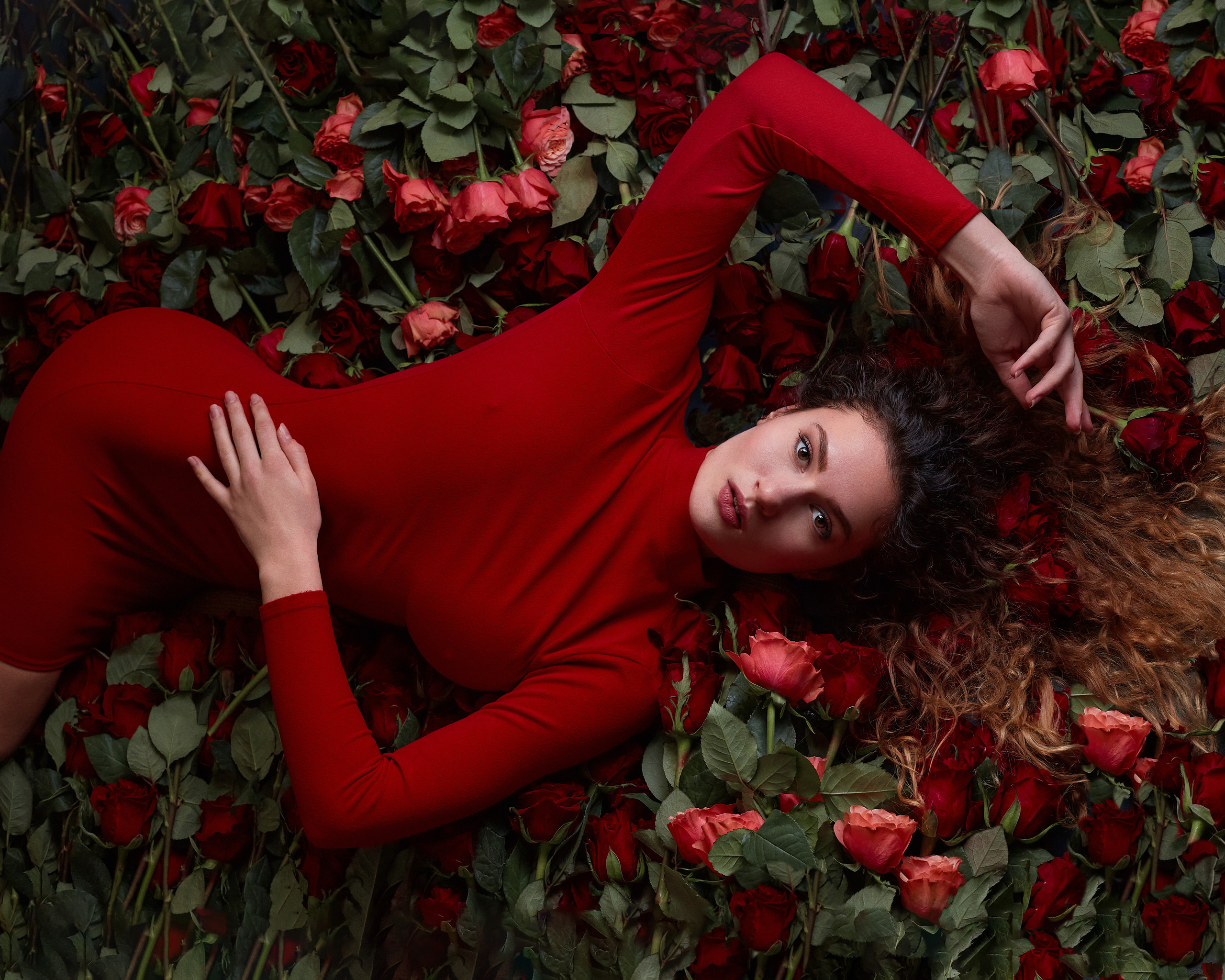 Фотосесії з квітами для школи флористики