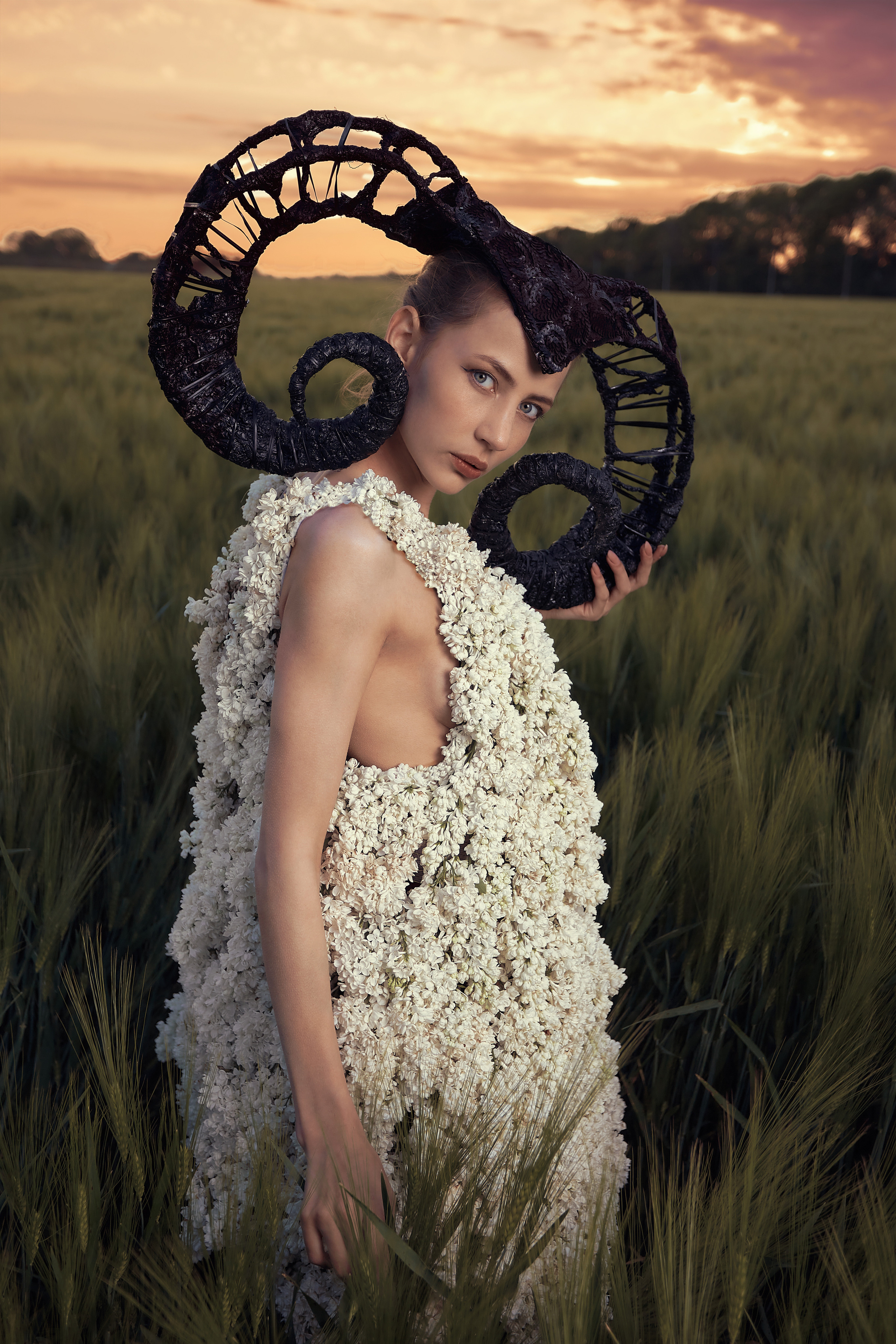 Съёмка творческих работ ведущих флористов Одессы