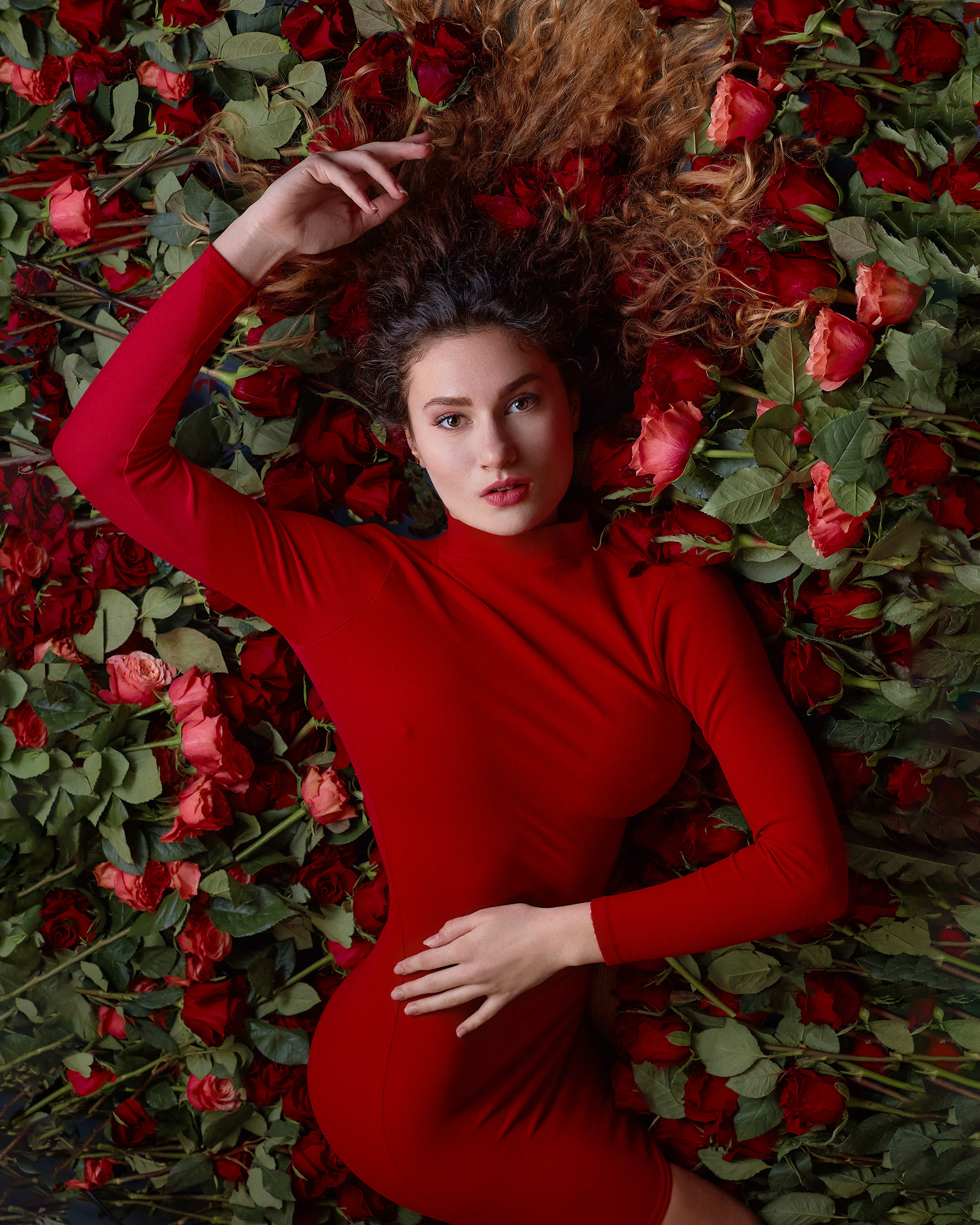 Фотосессия с розами в Одессе