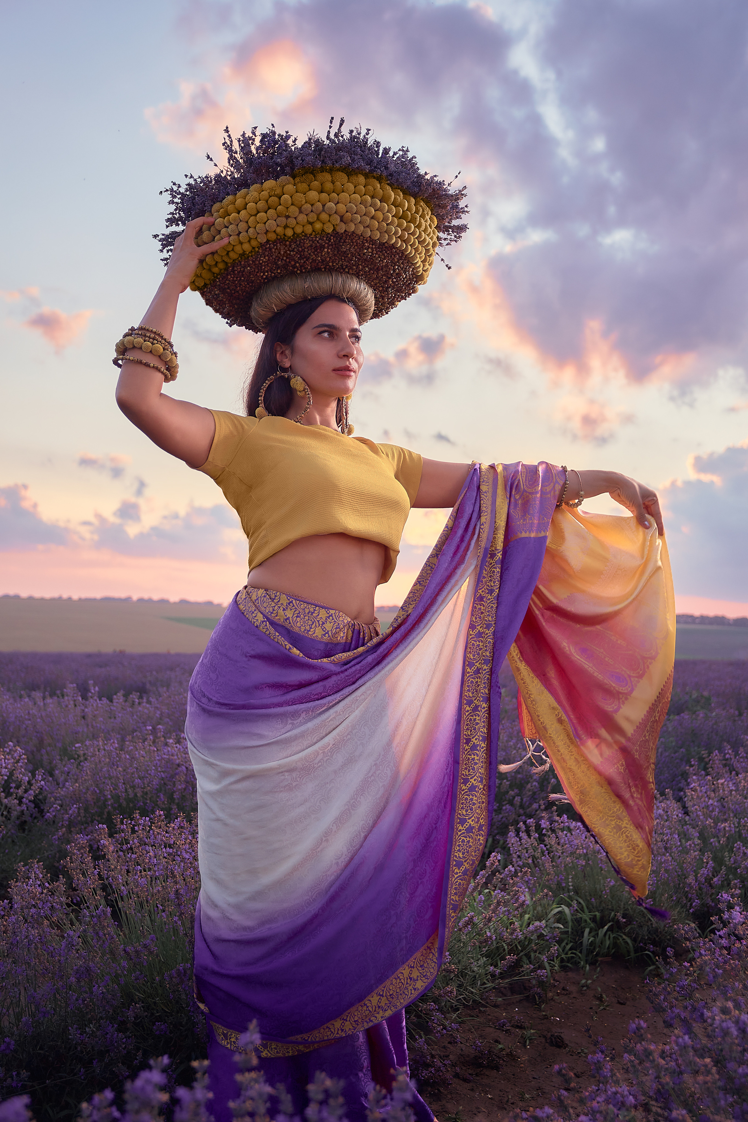 Съёмка творческих работ ведущих флористов Одессы