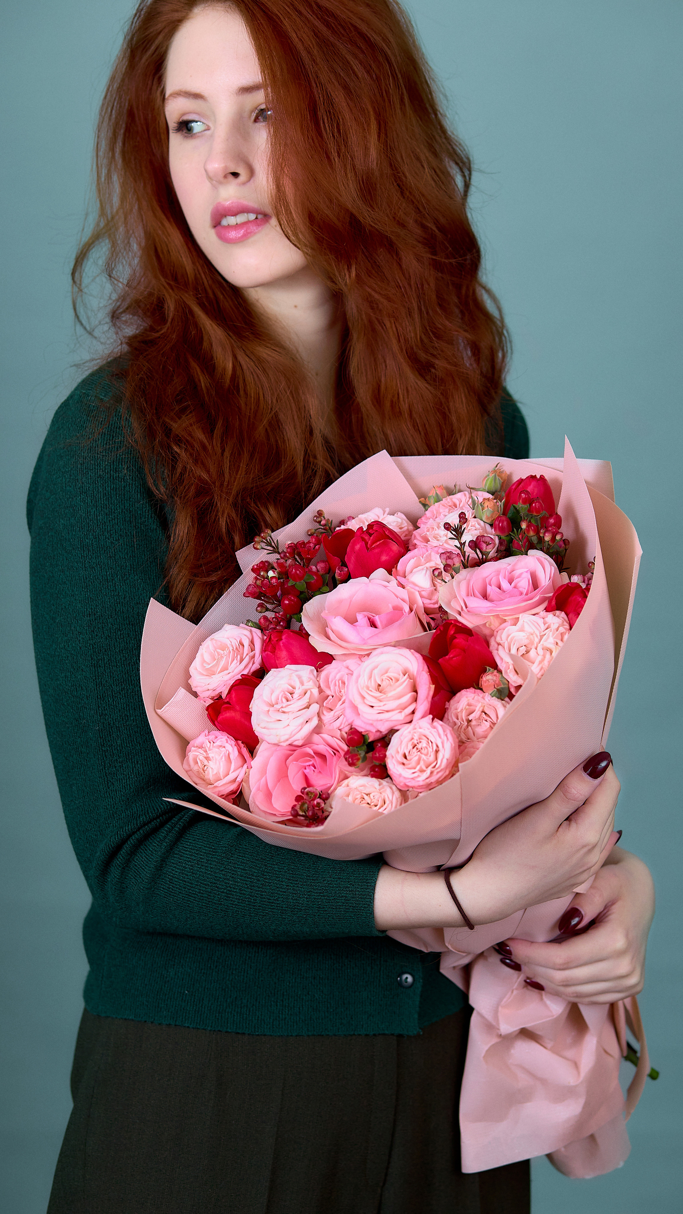 Фотосесії з квітами для школи флористики