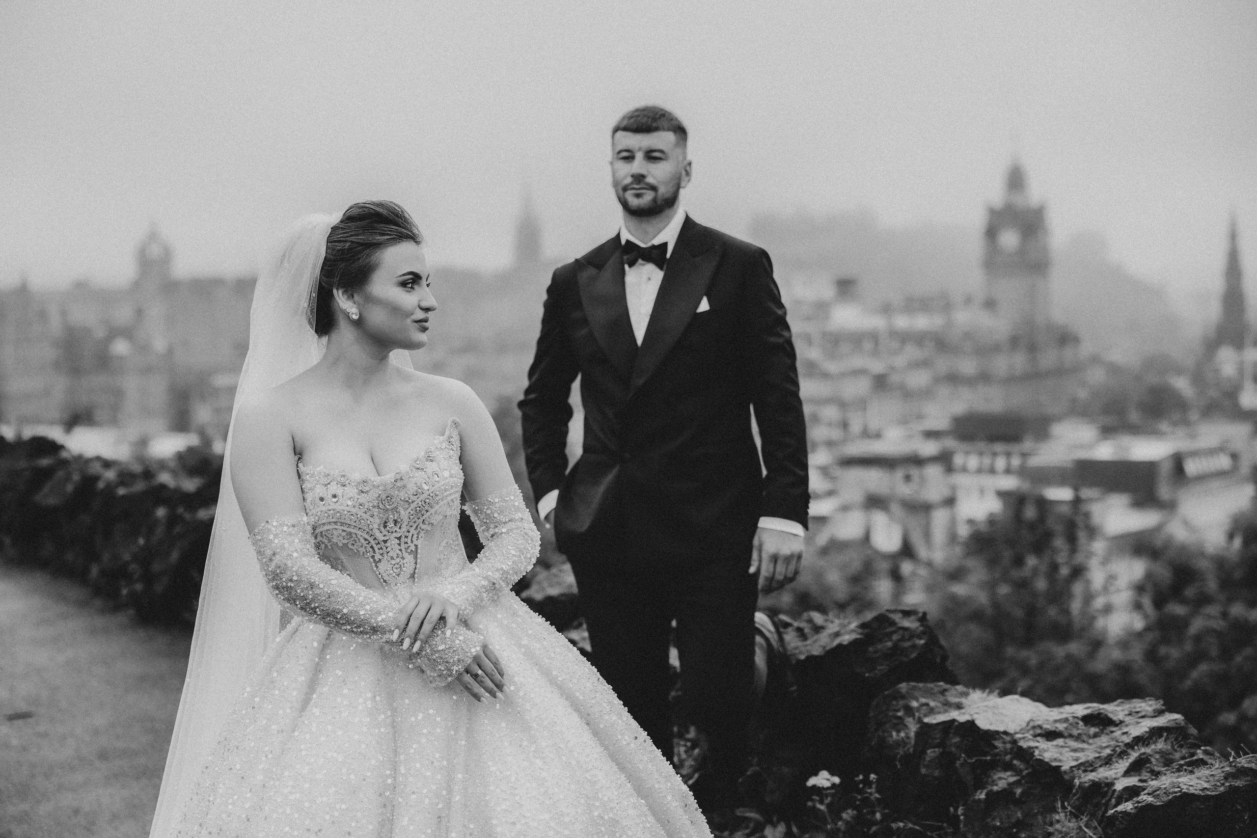 Cristina & Vlad Wedding Scotland. Wedding photographer