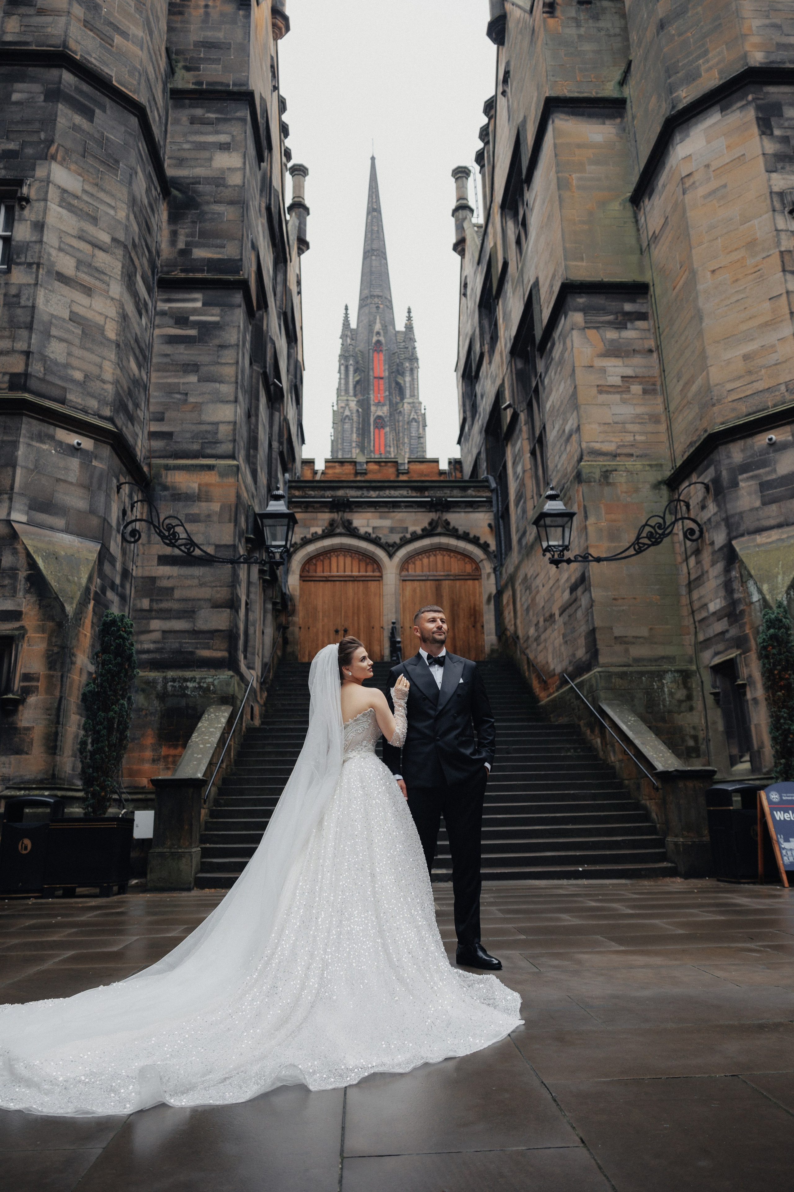Cristina & Vlad Wedding Scotland. Wedding photographer