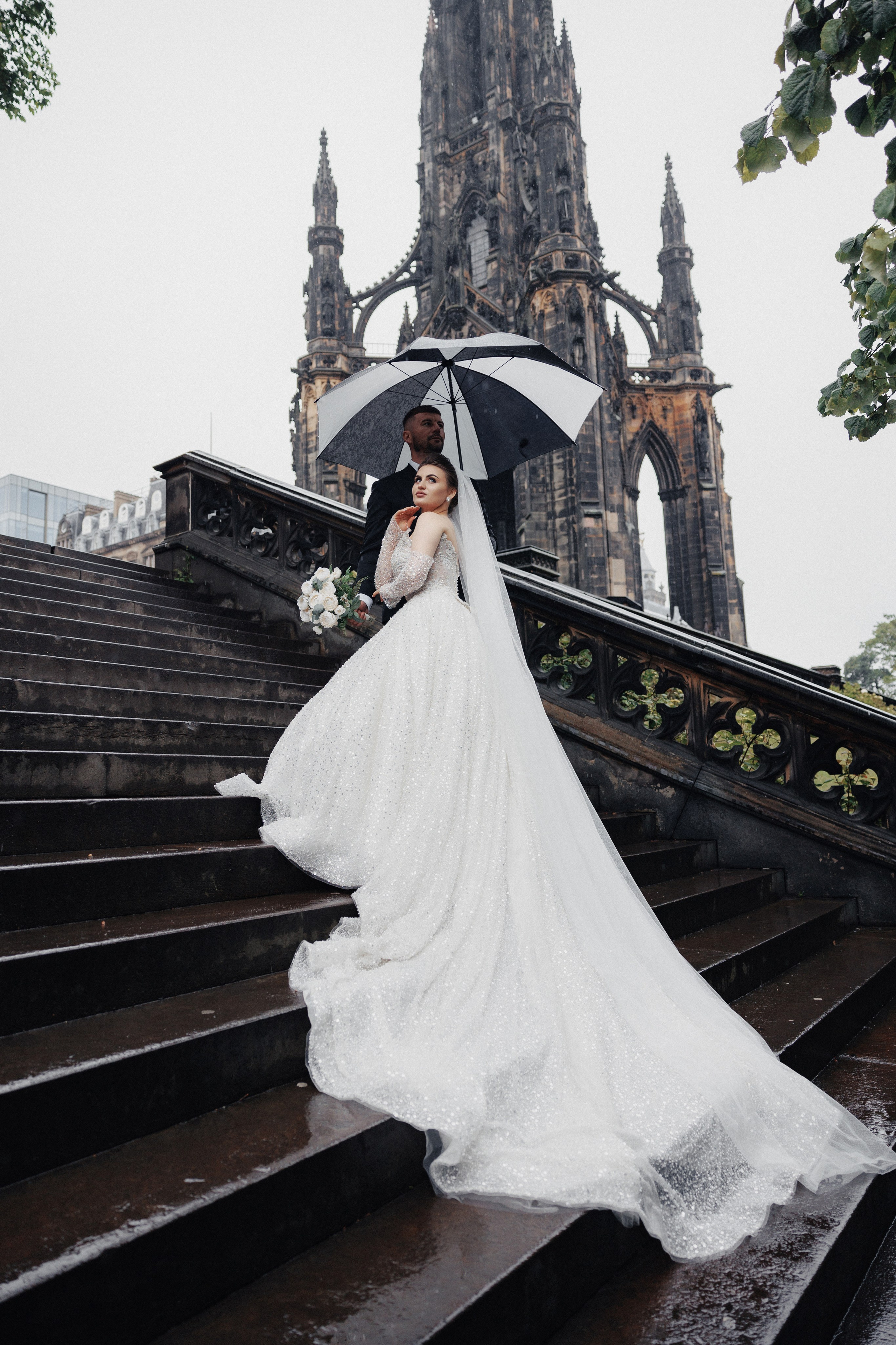 Cristina & Vlad Wedding Scotland. Wedding photographer