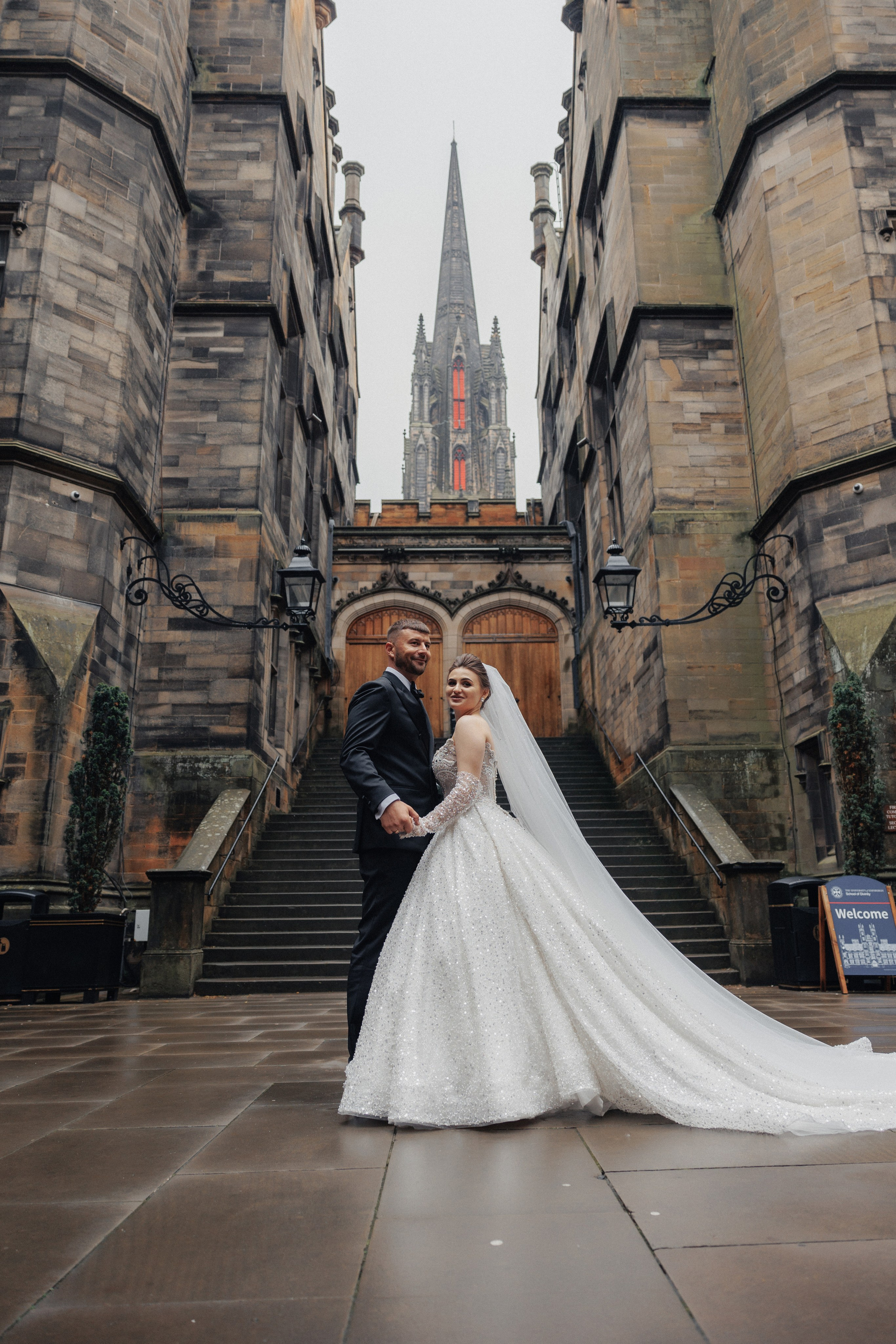 Cristina & Vlad Wedding Scotland. Wedding photographer