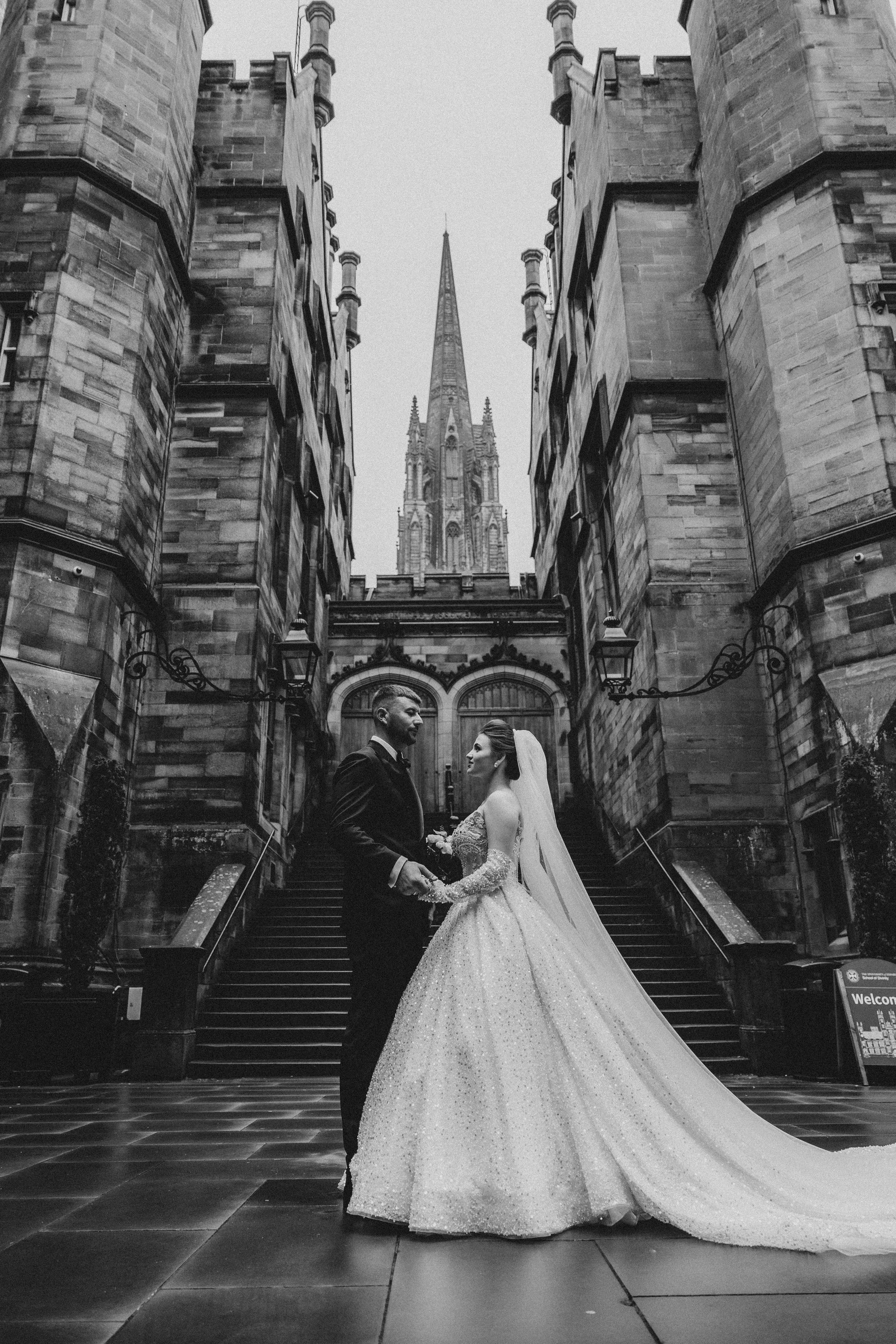 Cristina & Vlad Wedding Scotland. Wedding photographer